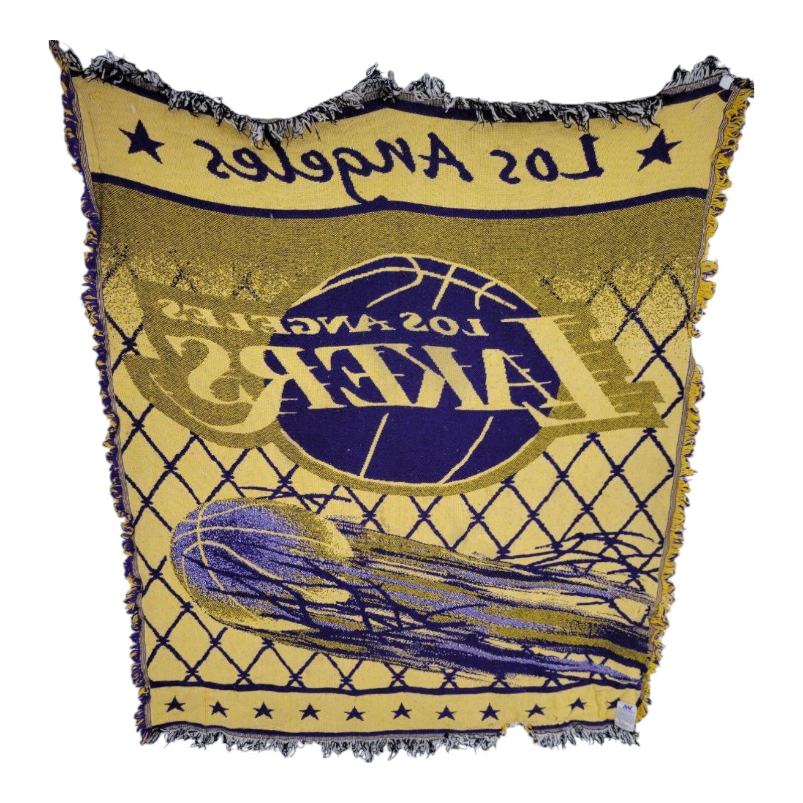 The Northwest Company Los Angeles Lakers Woven Throw Blanket Vintage