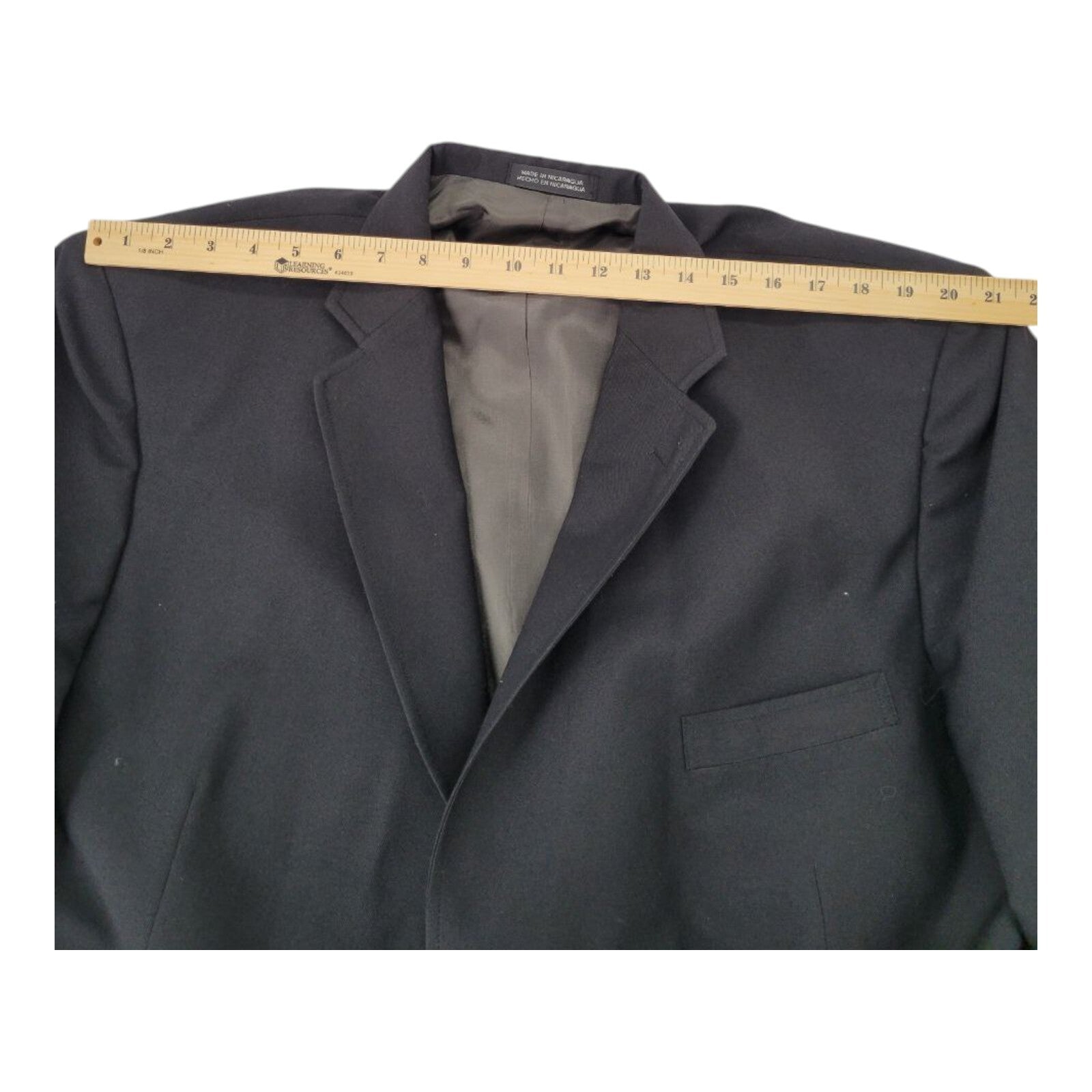 David Taylor Mens Classic Black 2 Button Jacket Blazer