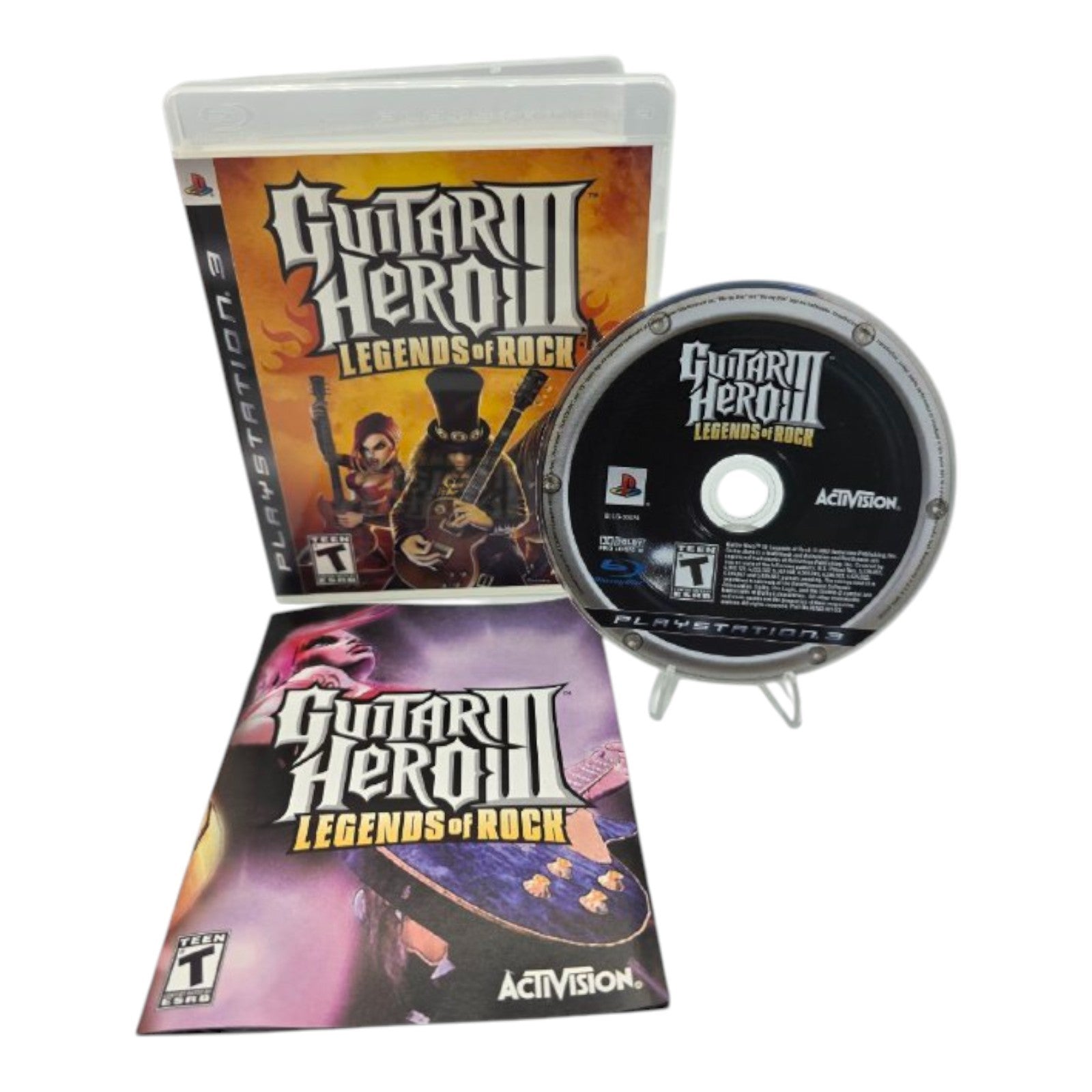 Guitar Hero III Legends of Rock PlayStation 3 PS3 Game Complete- Not For Resale
