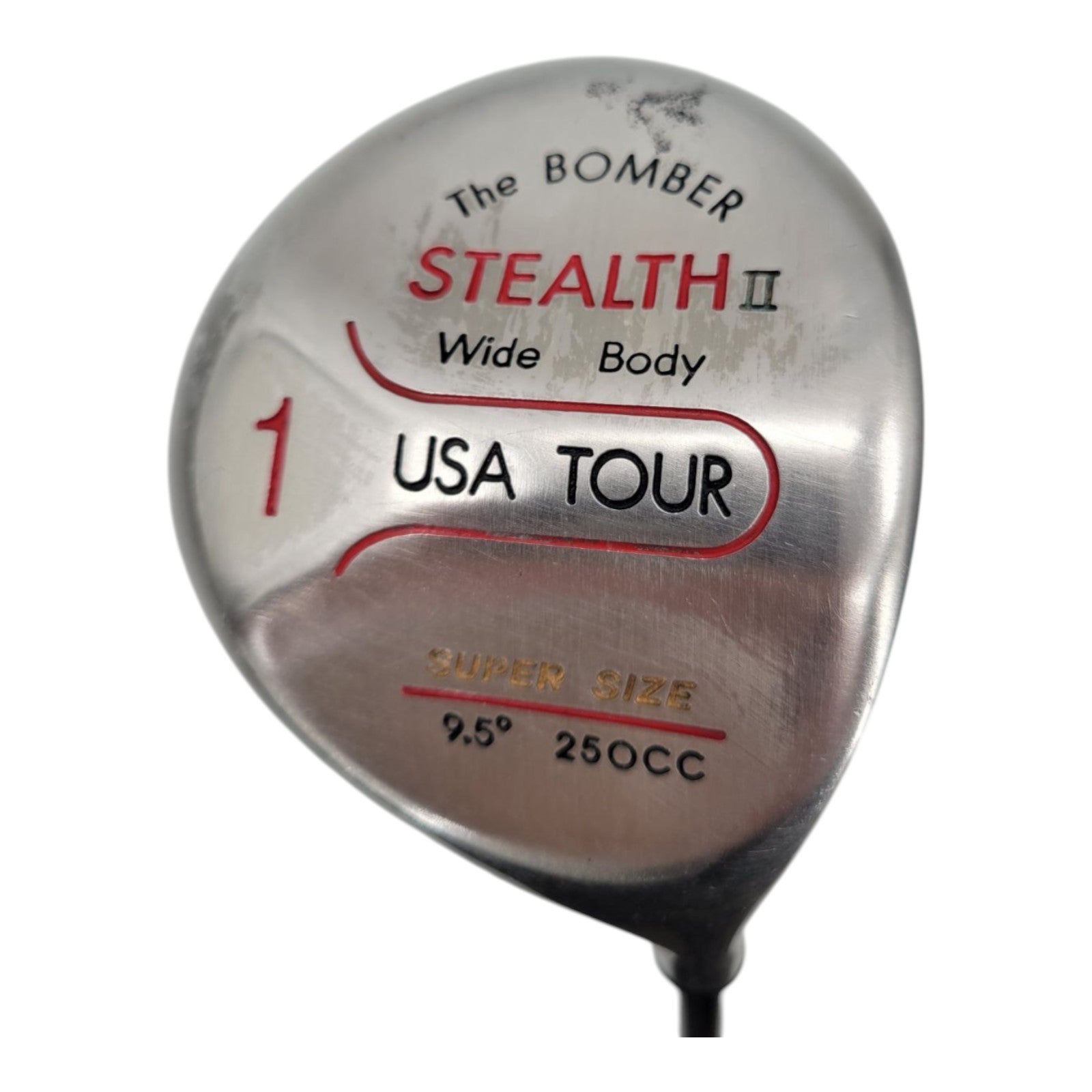 The Bomber Stealth II USA Tour Wide Body 9.5° Driver RH Mens Graphite Shaft 46"