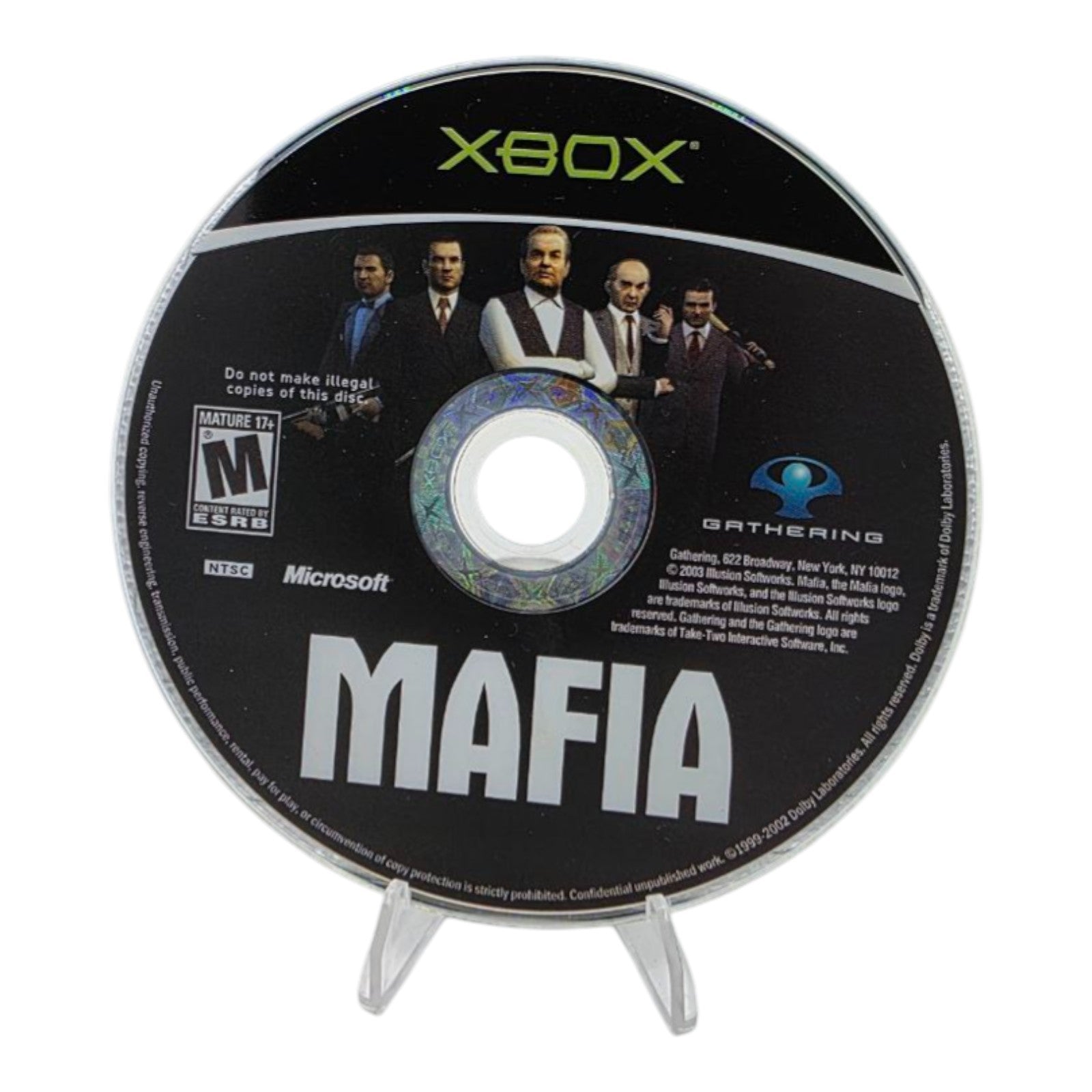 Microsoft Xbox Mafia Video Game Complete with Manual 2004