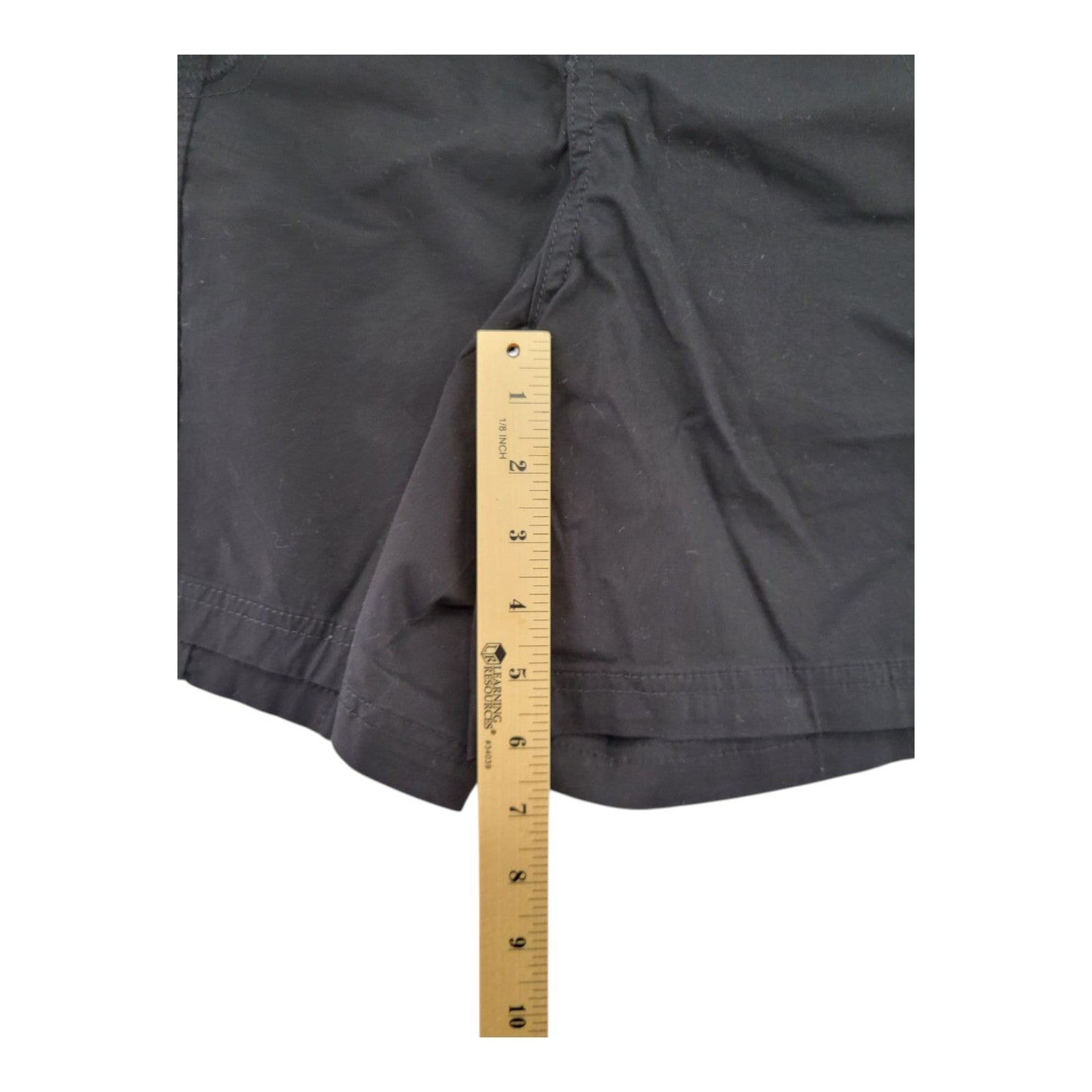 Style & Co Women's Cargo Shorts 14W Black Mid Rise Comfort Waist Pockets