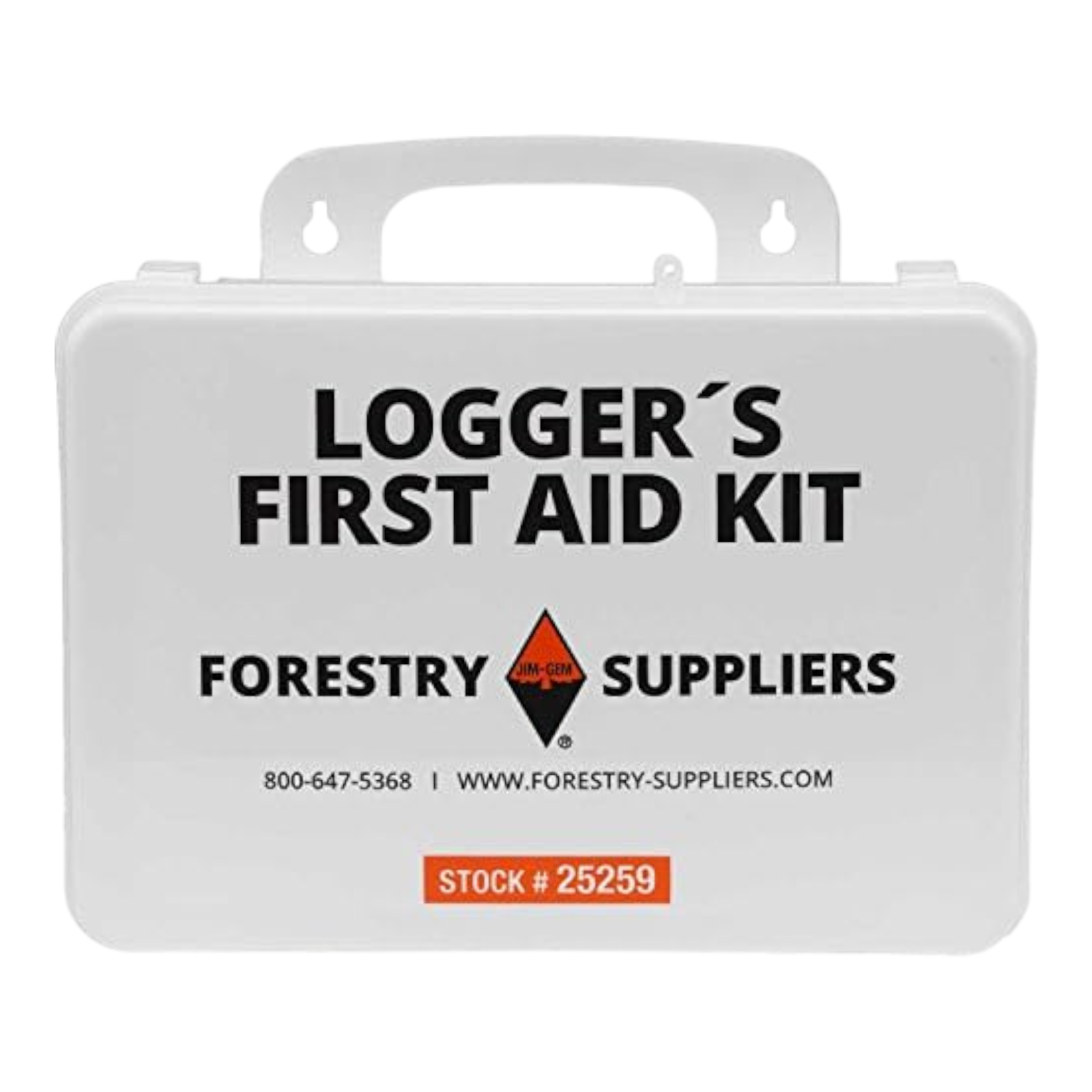 Forestry Suppliers Loggers First Aid Kits Plastic Case 5217C