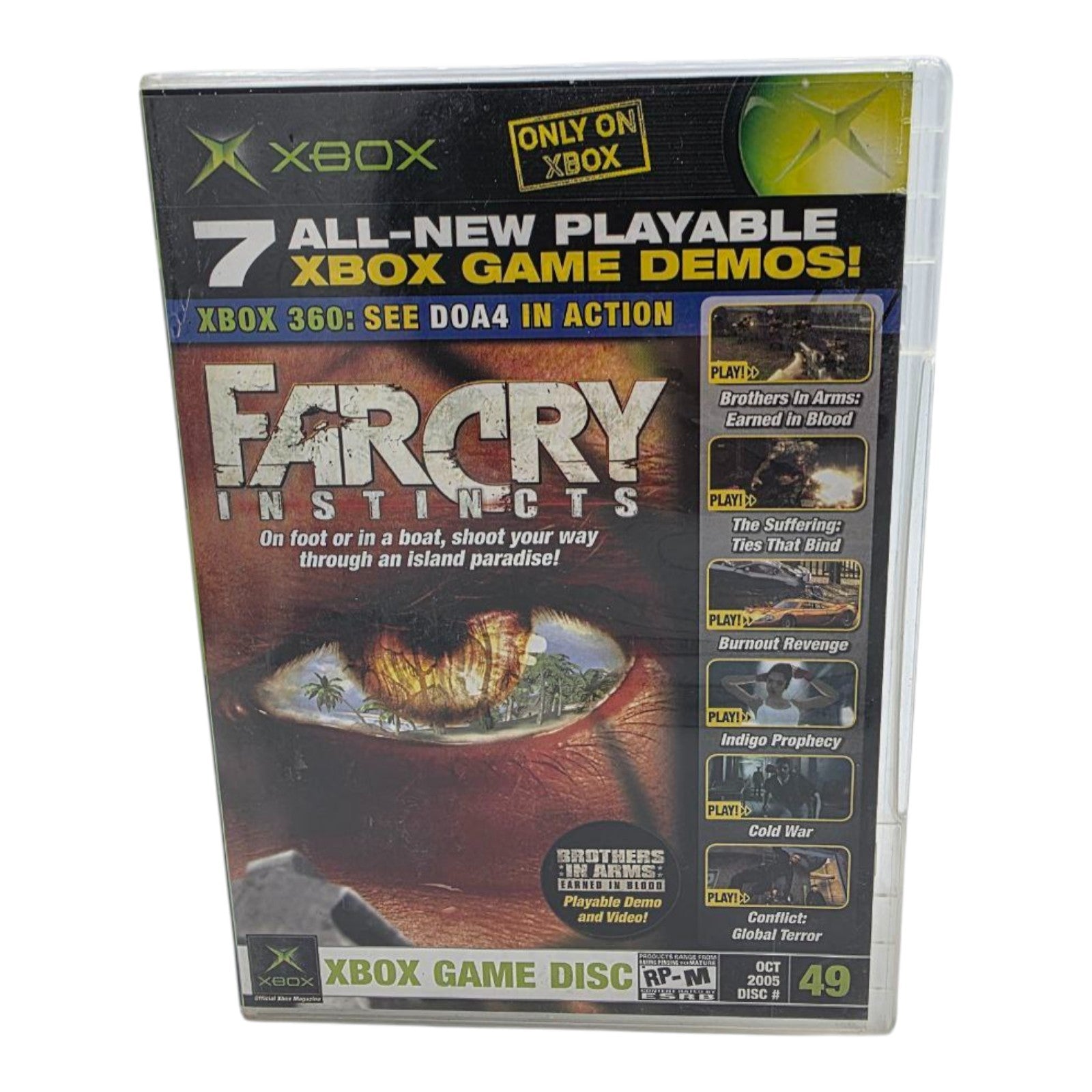 Far Cry Instincts Xbox Official Magazine Demo Disc #49 Tested