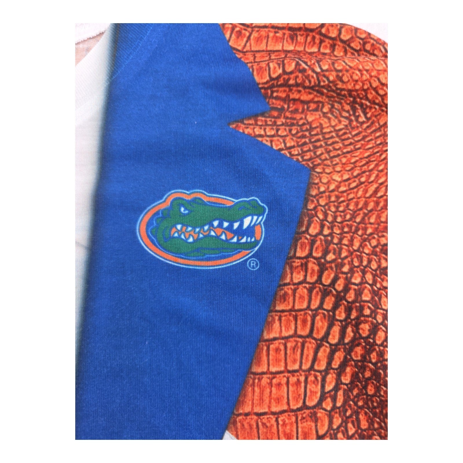 Faux Real Florida Gators Alligator Suit Jacket Graphic Shirt Men’s M