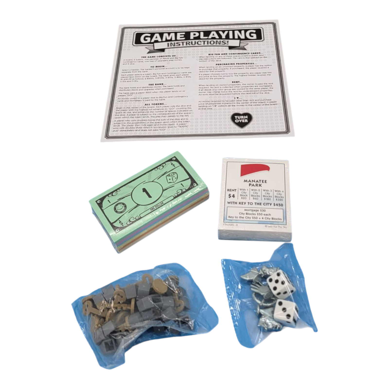 Fort Myers Opoly Monopoly Style Board Game City of Palms by Late for the Sky