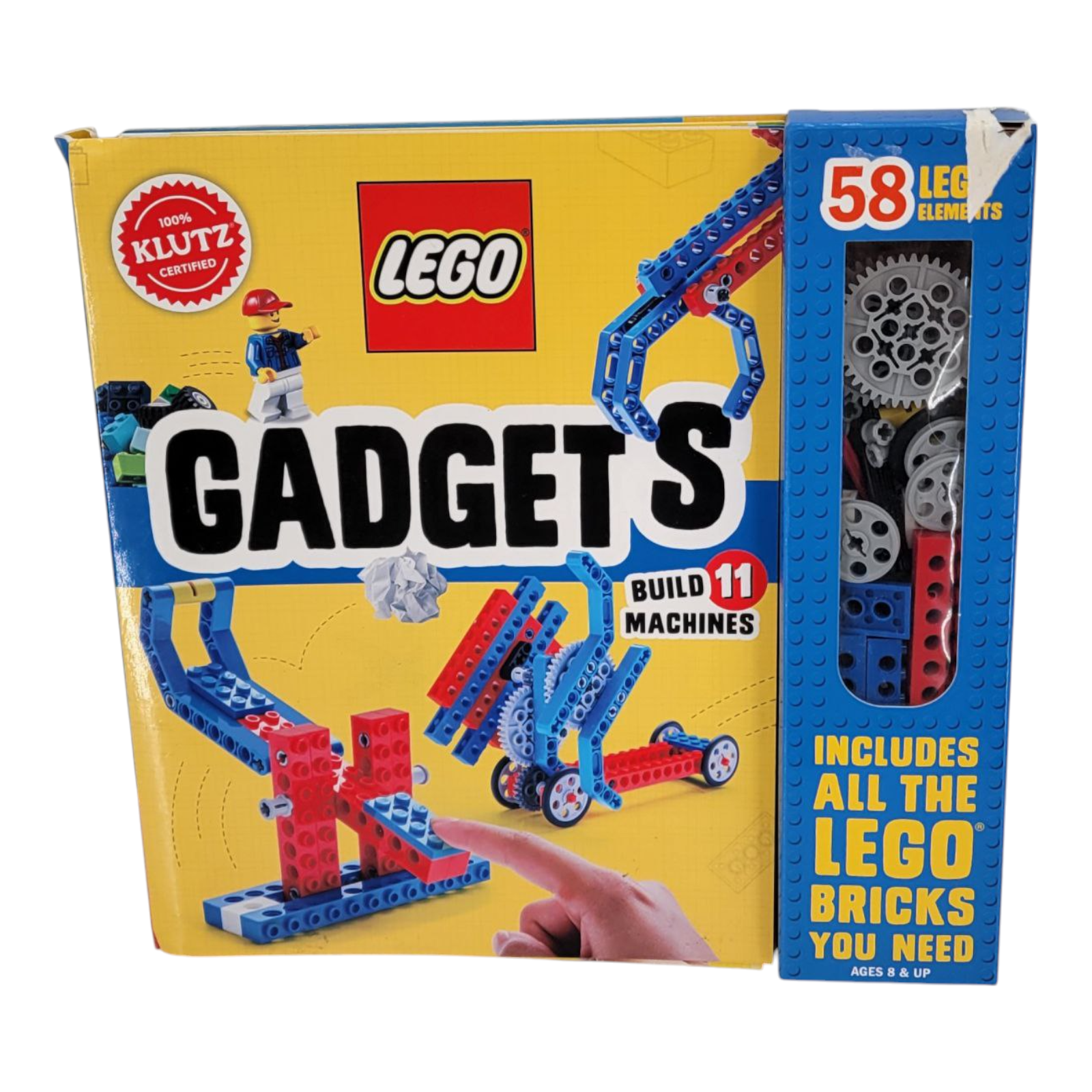 LEGO Gadgets Klutz Book and Building Kit 2018 with 58 Elements Build 11 Machines
