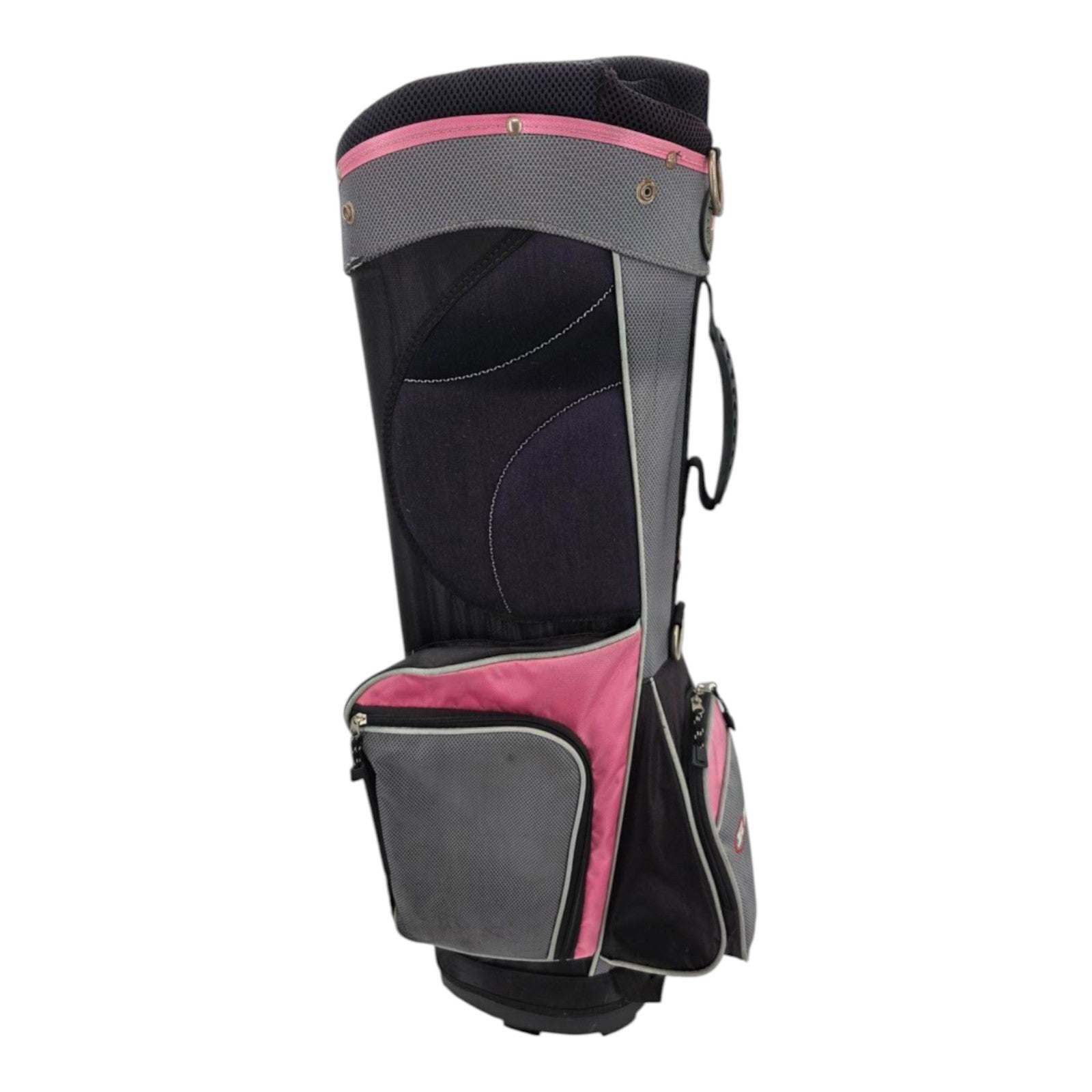 Ram Ladies Black Gray Pink 8 Way Divider Golf Cart Bag