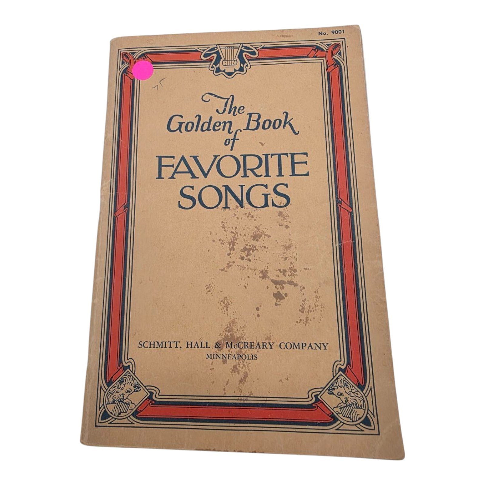 The Golden Book of Favorite Songs Schmitt Hall & McCreary Vintage Music Songbook