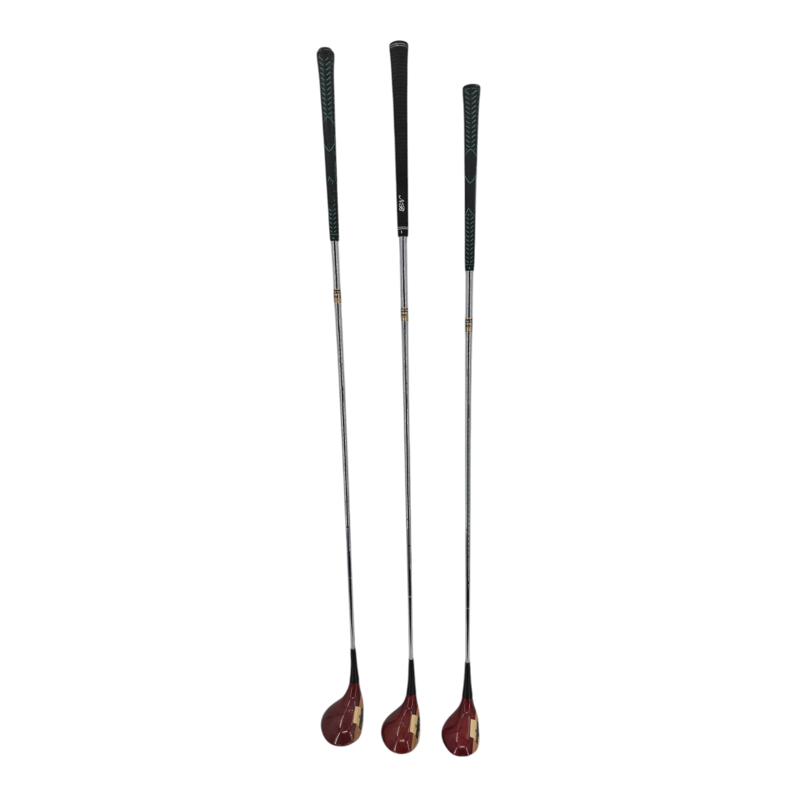 Wilson Staff Persimmon Driver 3 And 5 Fairway Wood Bundle RH Steel Shafts