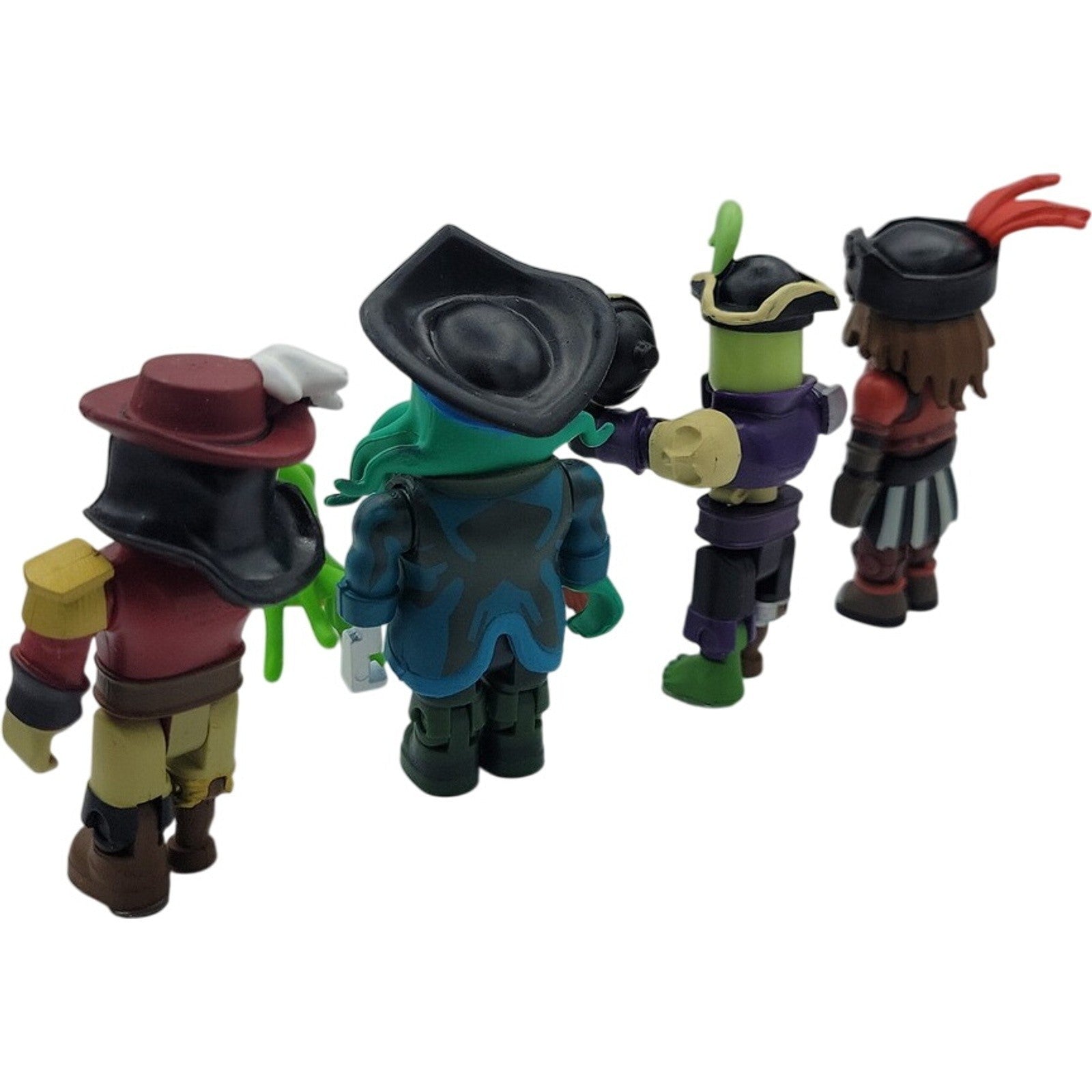 Roblox Action Collection Pirate Showdown 4 Figure Pack Loose with Accessories