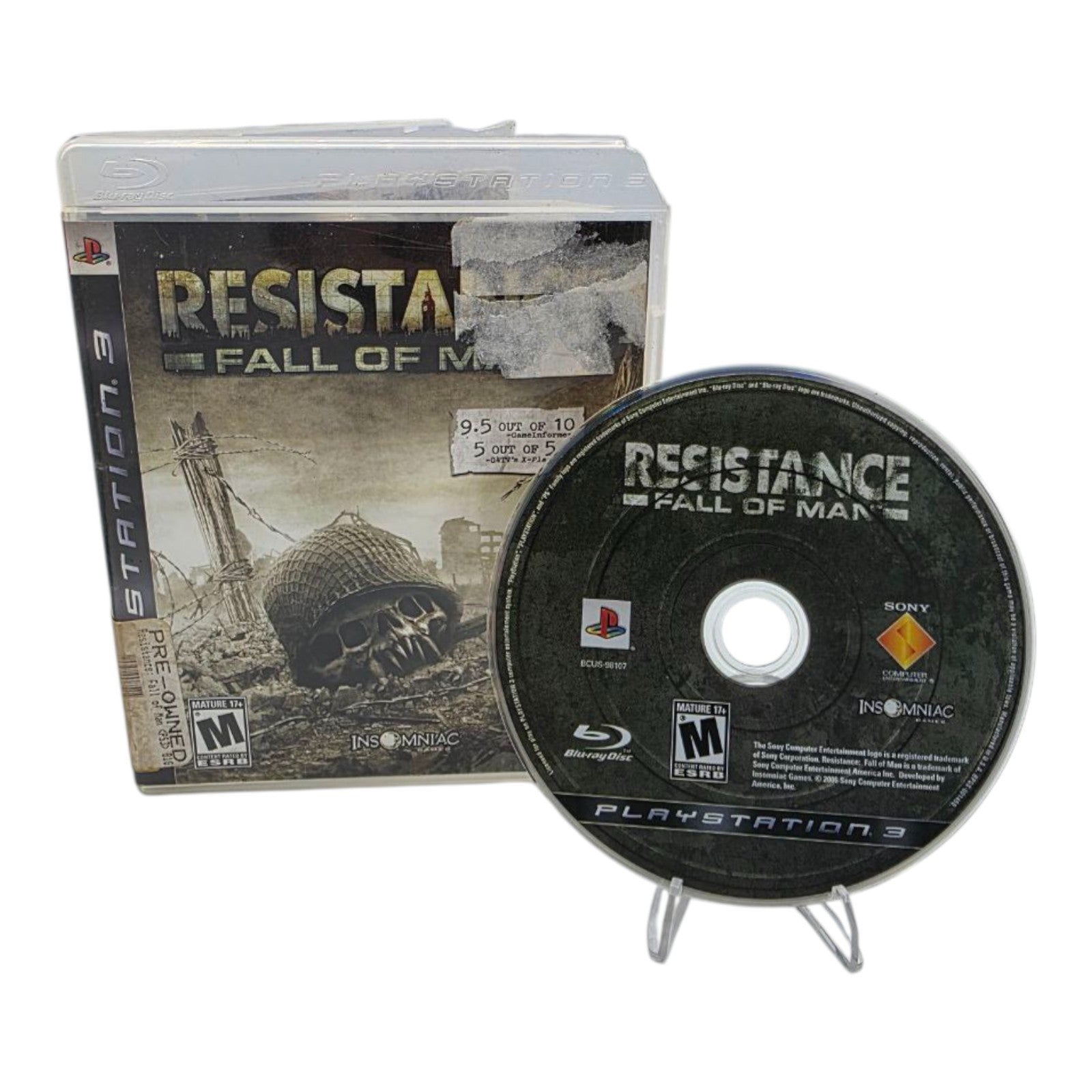 Resistance Fall of Man Sony PlayStation 3 2006 Shooter Game Tested No Manual