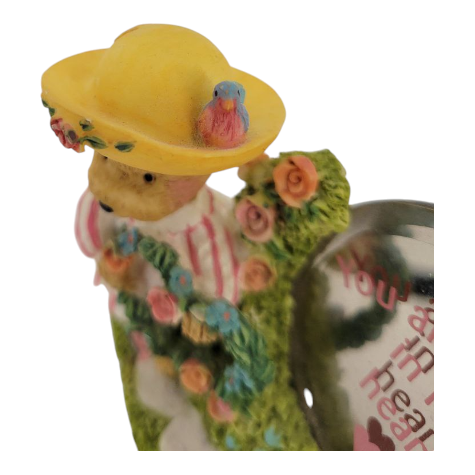 Cheerful Reflections Mirror You Are Always In My Heart Teddy Bear Figurine