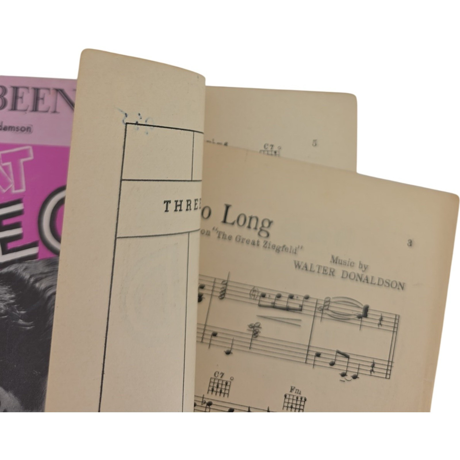 It’s Been So Long Vintage Sheet Music from MGM Pictures The Great Ziegfeld