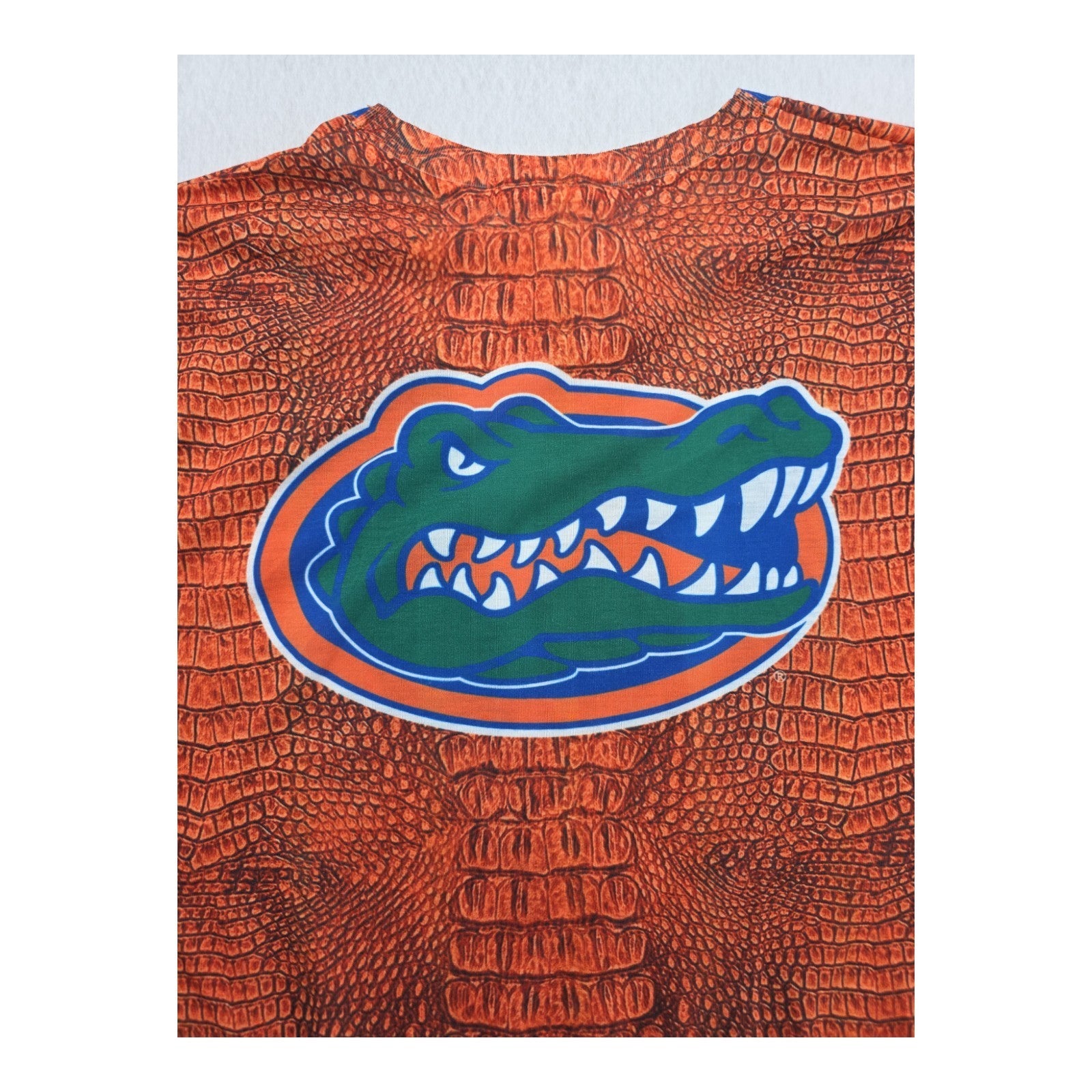 Faux Real Florida Gators Alligator Suit Jacket Graphic Shirt Men’s M