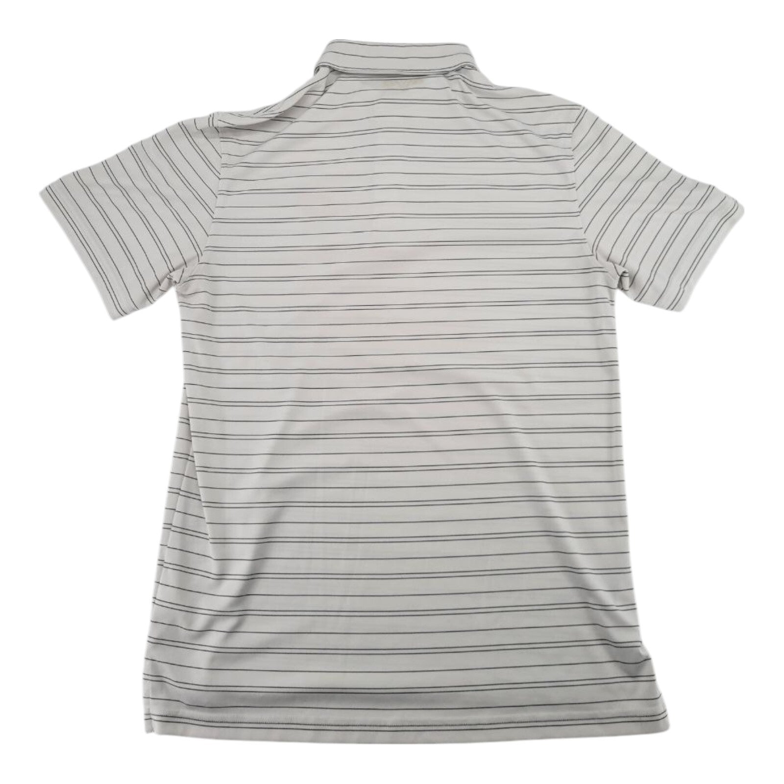 Levelwear Detroit Red Wings Polo Shirt White Black Striped Size M