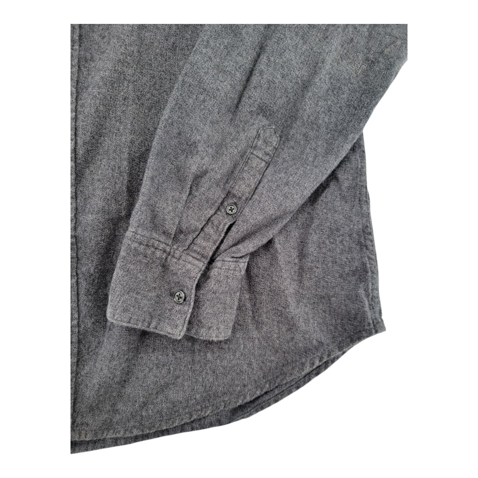 14th & Union Gray Dress Shirt Mens Button Up Long Sleeve Size L