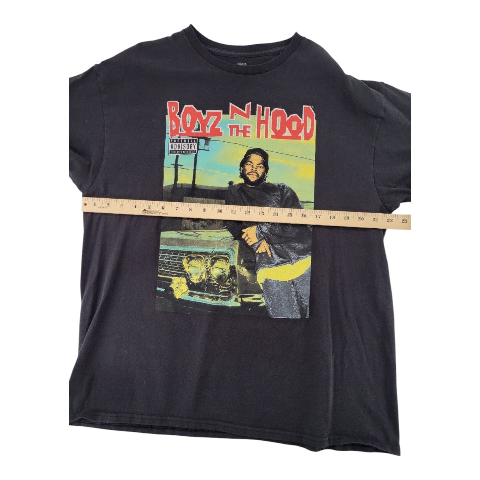 Boyz N The Hood Ice Cube Graphic T-Shirt Black MAD Engine 2023 Size XL