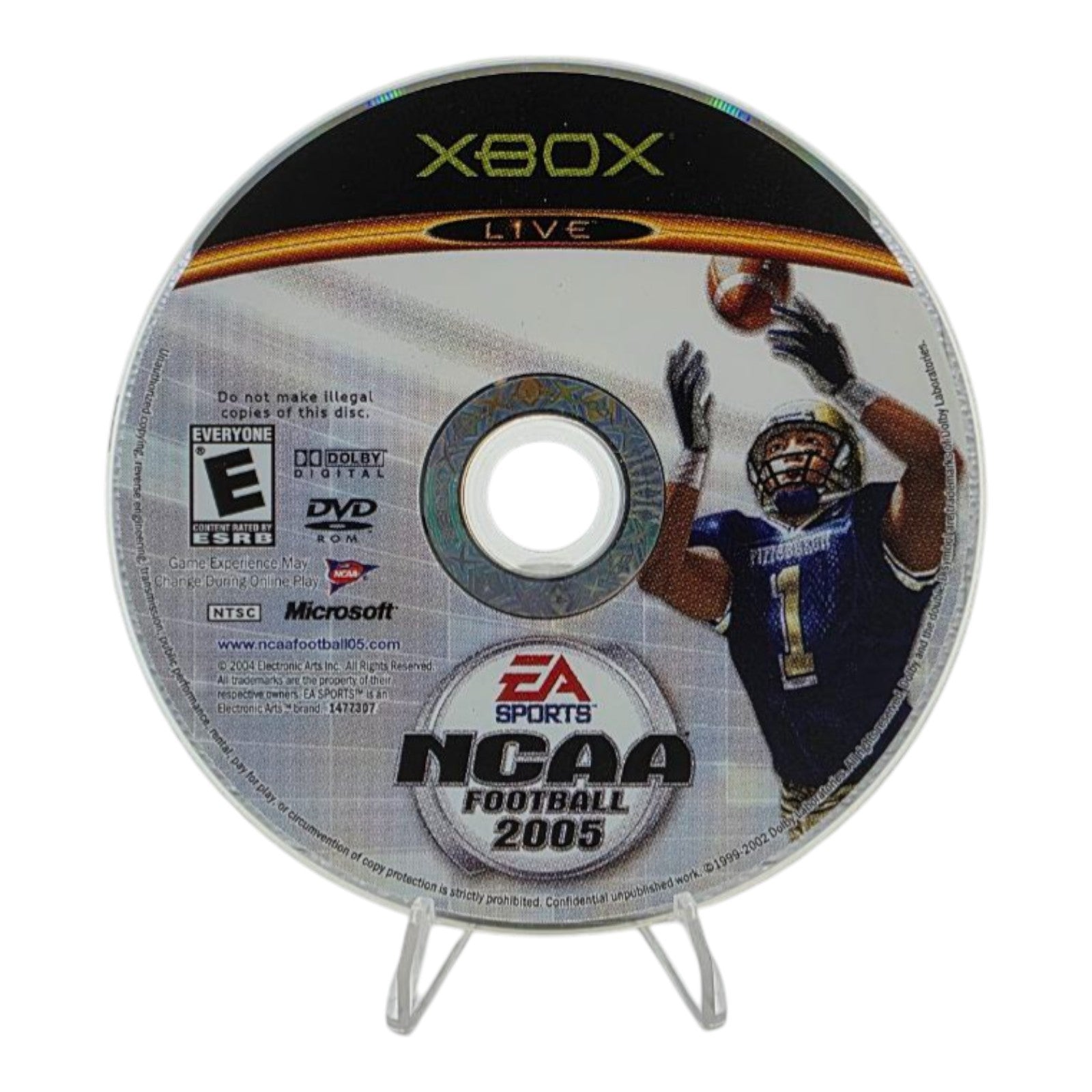 NCAA Football 2005 Xbox Complete CIB Manual & Disc Included