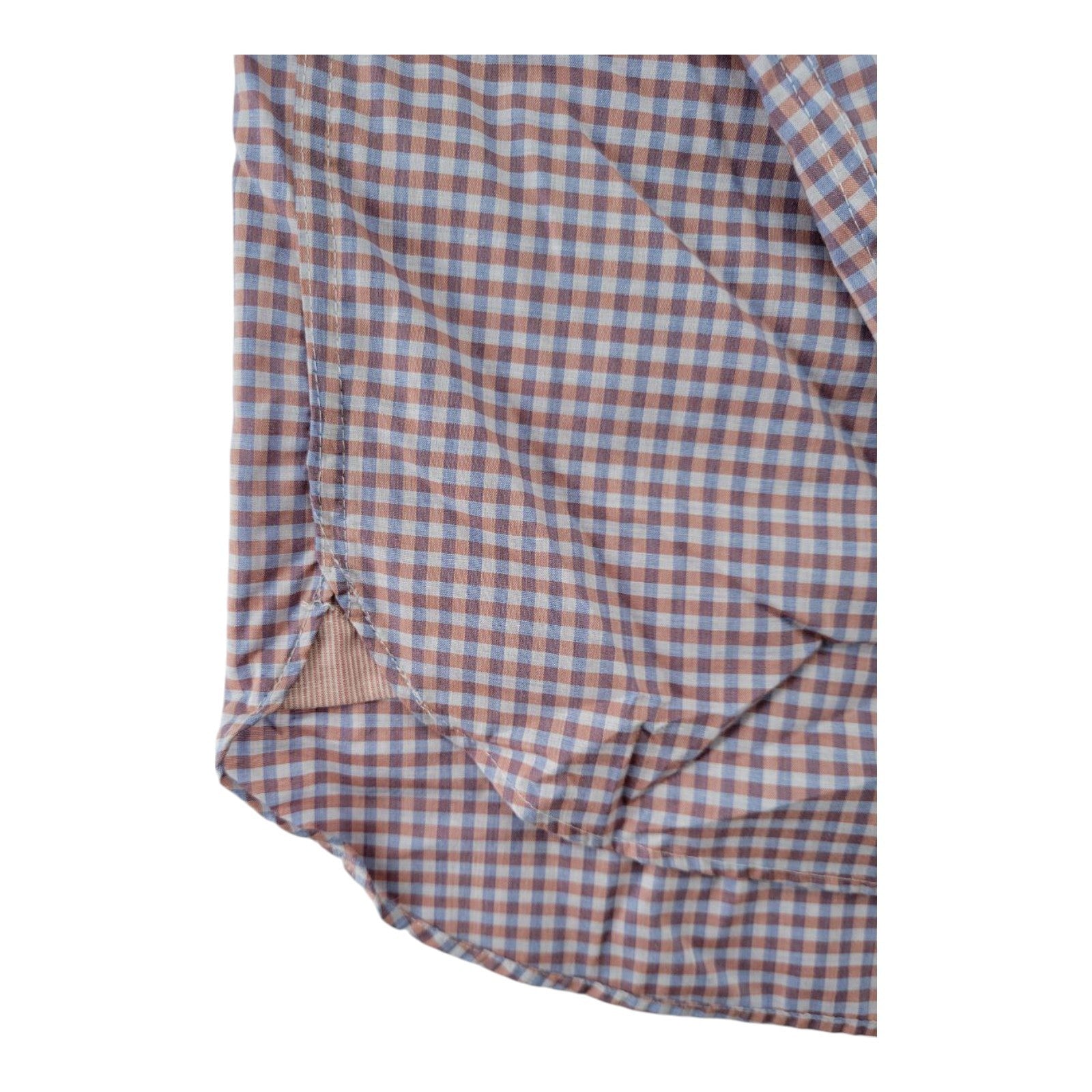 Joseph Abboud Men's Check Dress Shirt L Non-Iron Long Sleeve