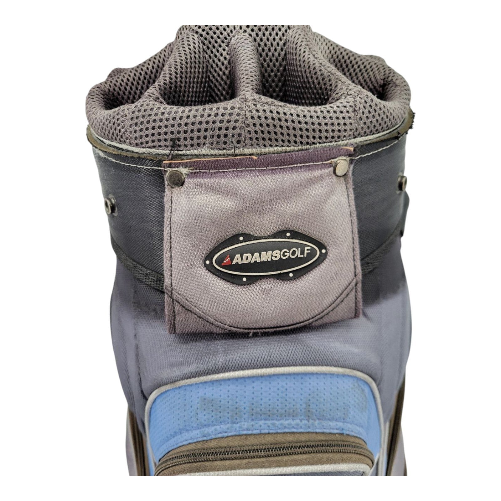 Adams Golf Idea A7OS Gray Blue 14 Way Cart Golf Bag Golf Bag