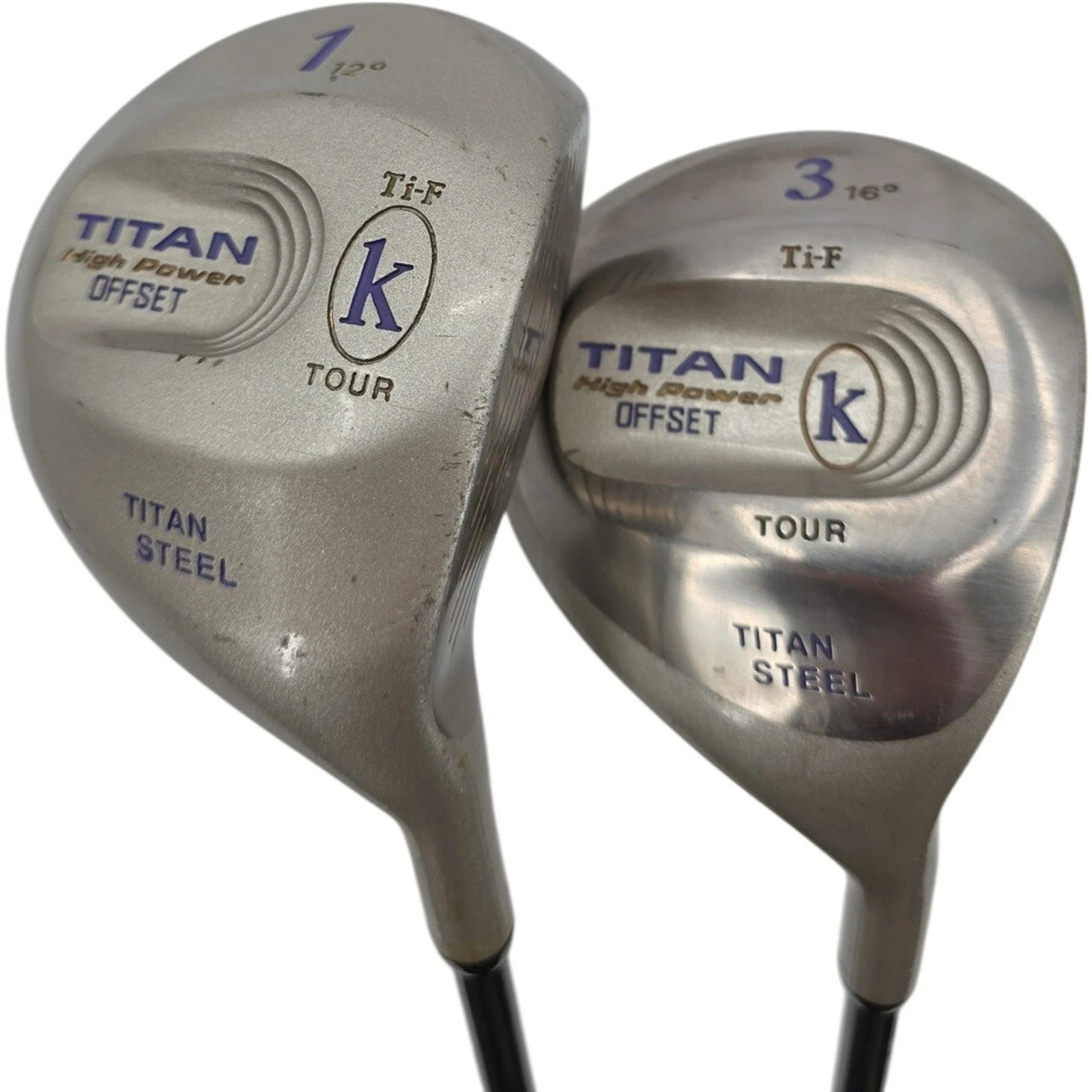 Knight Tour Titan Ti-F High Power Offset Driver & 3 Fairway Wood Bundle Ladies