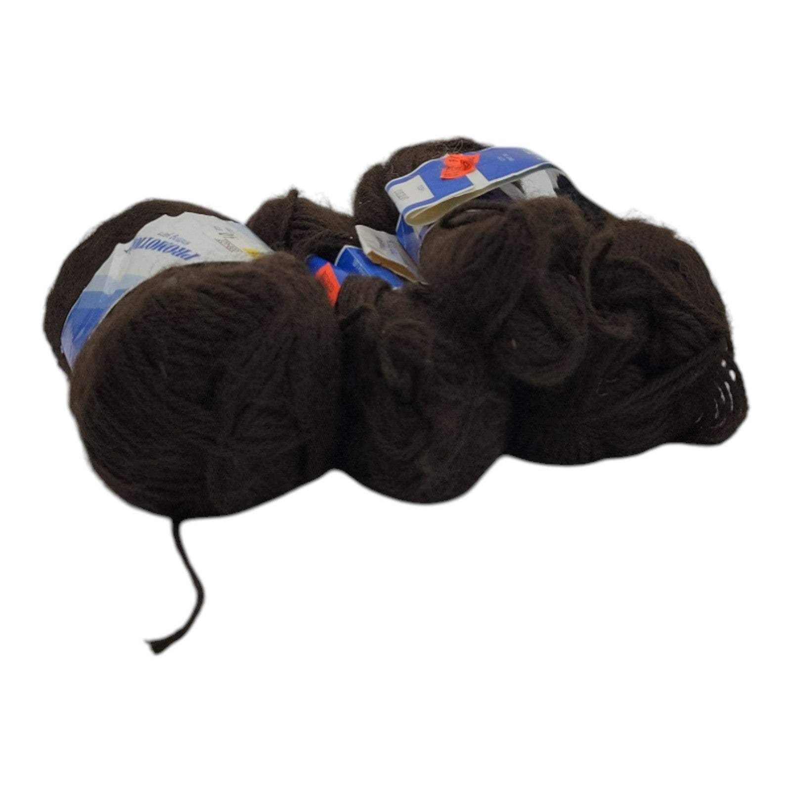 ProMotion Knitting Yarn 1.75oz Skeins Chocolate Cocoa Lot of 4