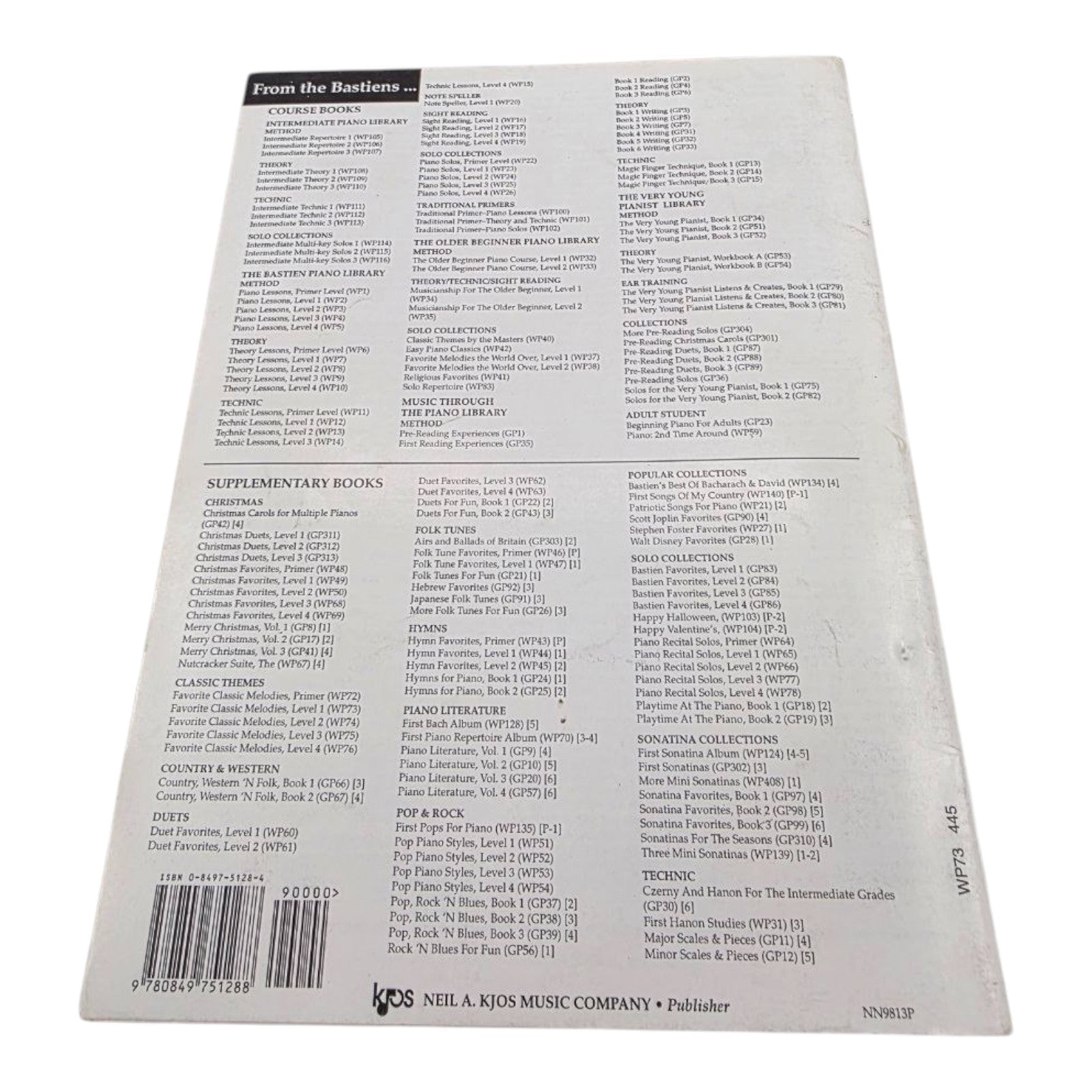 The Bastien Piano Library Favorite Classic Melodies Level 1 by James Bastien