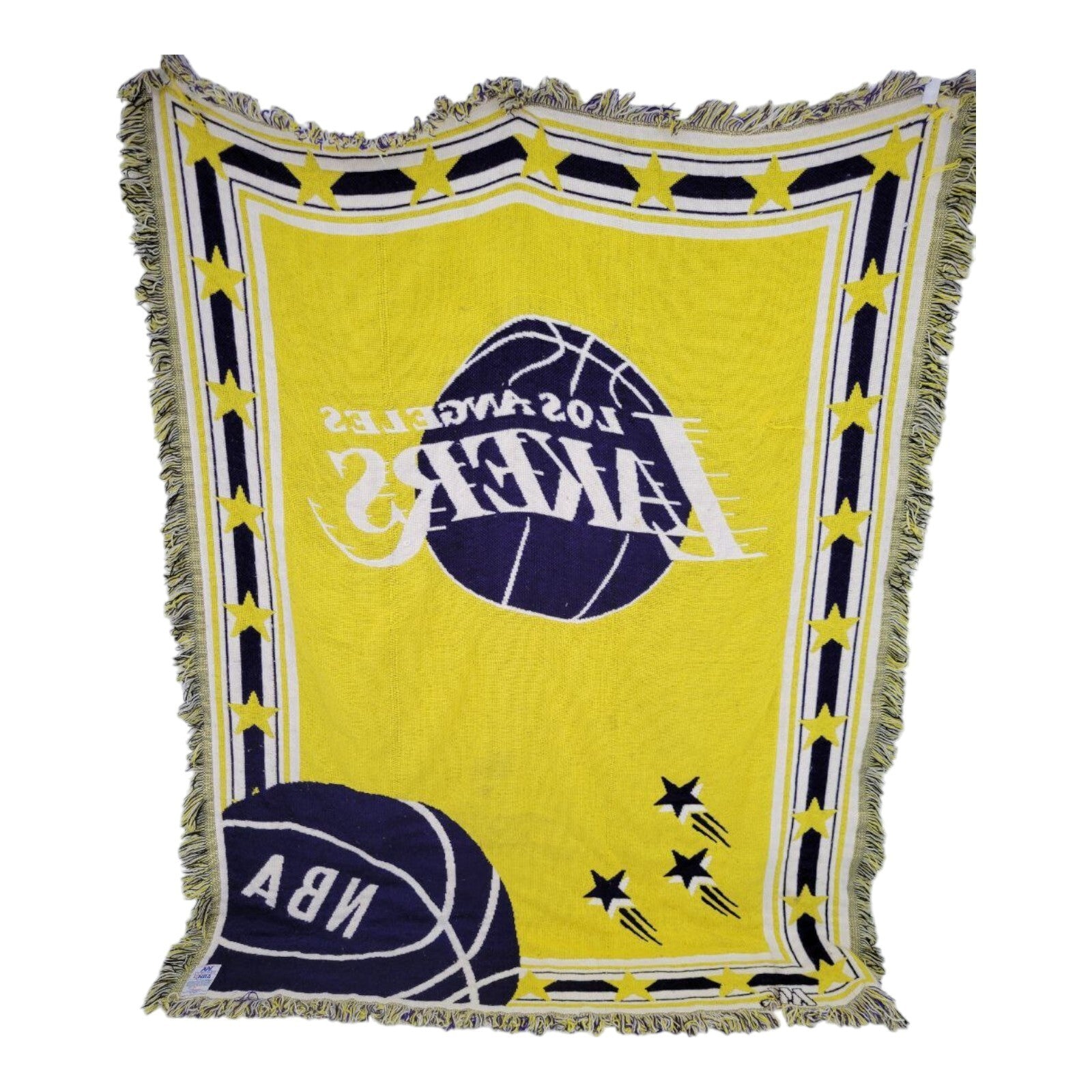The Northwest Company Los Angeles Lakers NBA Throw Blanket 56x44 Vintage