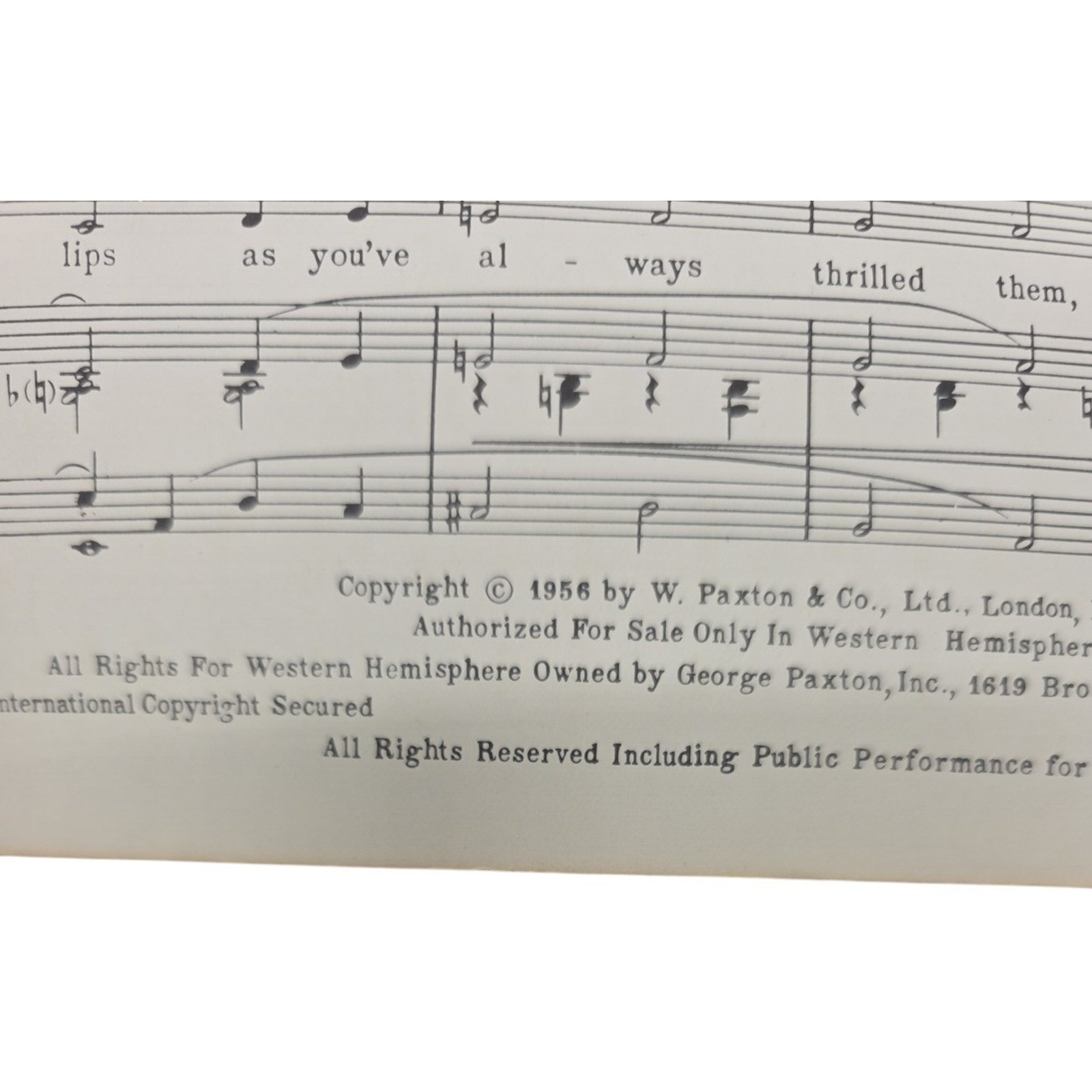 11th Hour Melody 1956 Sheet Music by King Palmer and Carl Sigman