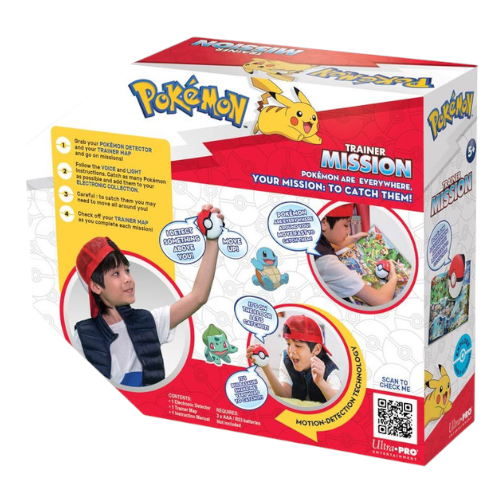 Ultra Pro Pokémon Trainer Mission Electronic Game Motion Detection Pokéball