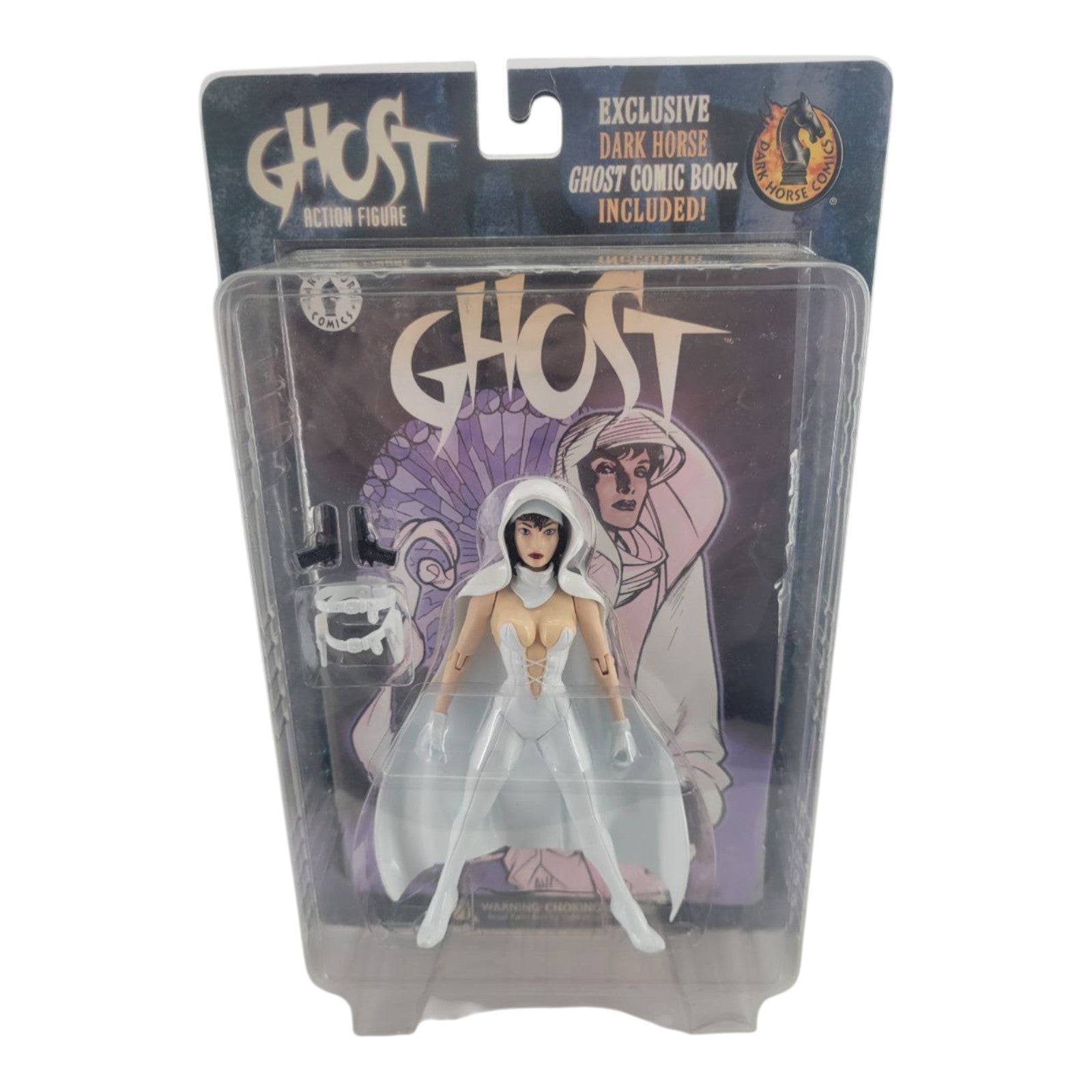 Ghost Action Figure 1998 Dark Horse Comics w/ Exclusive Comic NIP