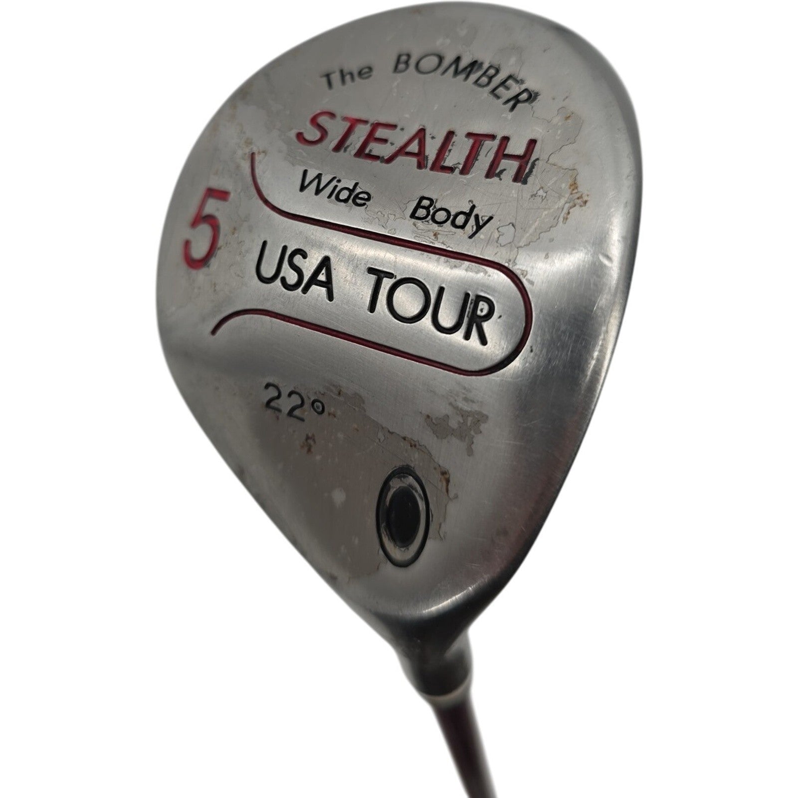 USA Tour The Bomber Stealth Wide Body Super Size 22° 5 Wood" Graphite Shaft 42"