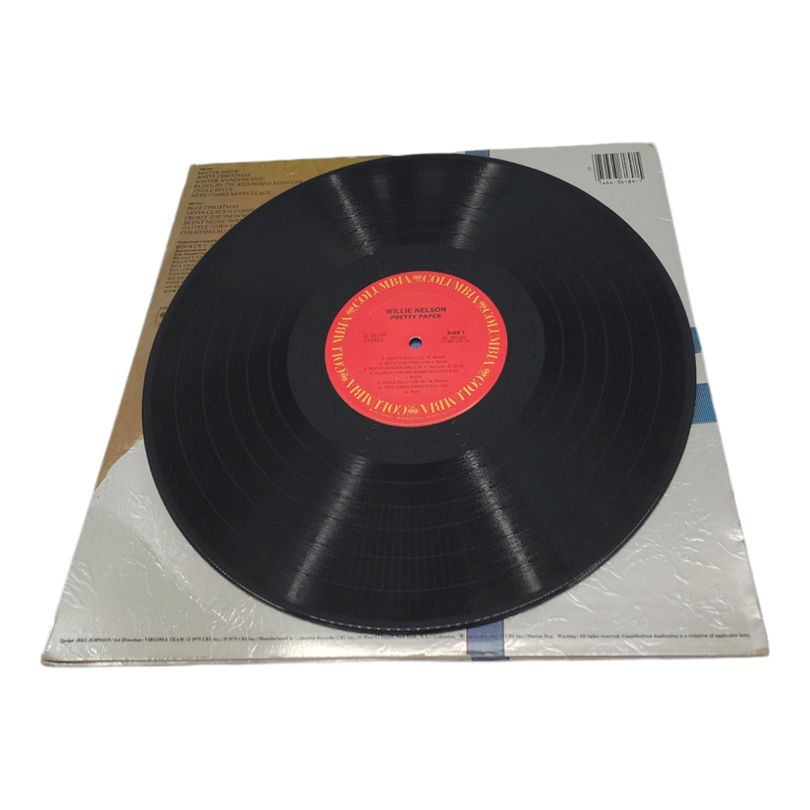 Vintage Willie Nelson Pretty Paper Vinyl LP