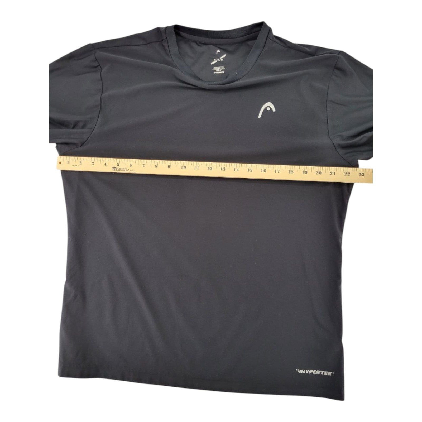 HEAD Hypertek Men's Black Athletic T-Shirt M Stretch Performance Gym Tee