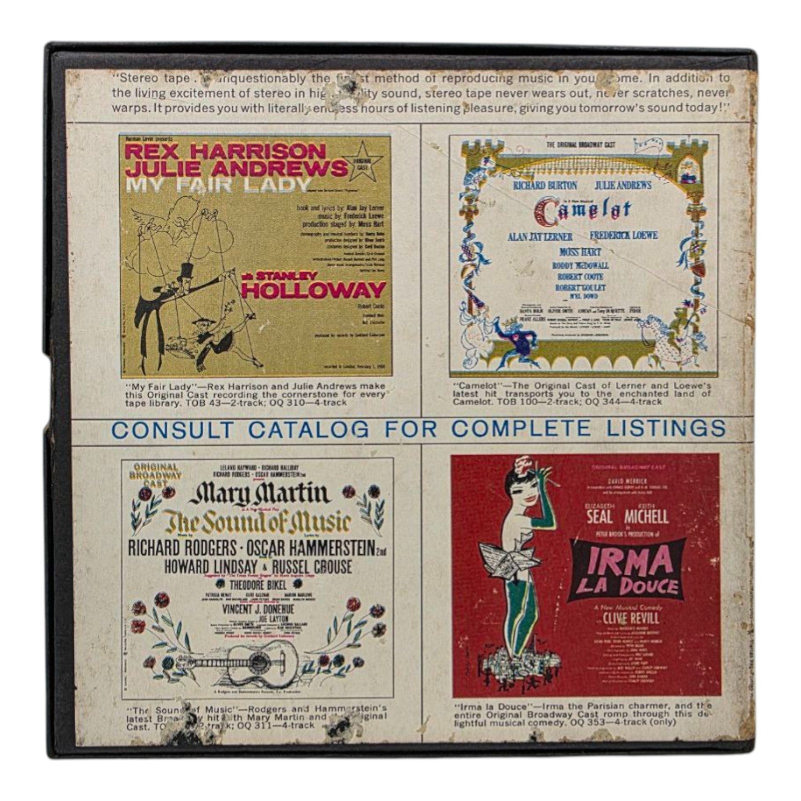 The Flower Drum Song Soundtrack Reel To Reel Tape OQ 433 Rodgers & Hammerstein