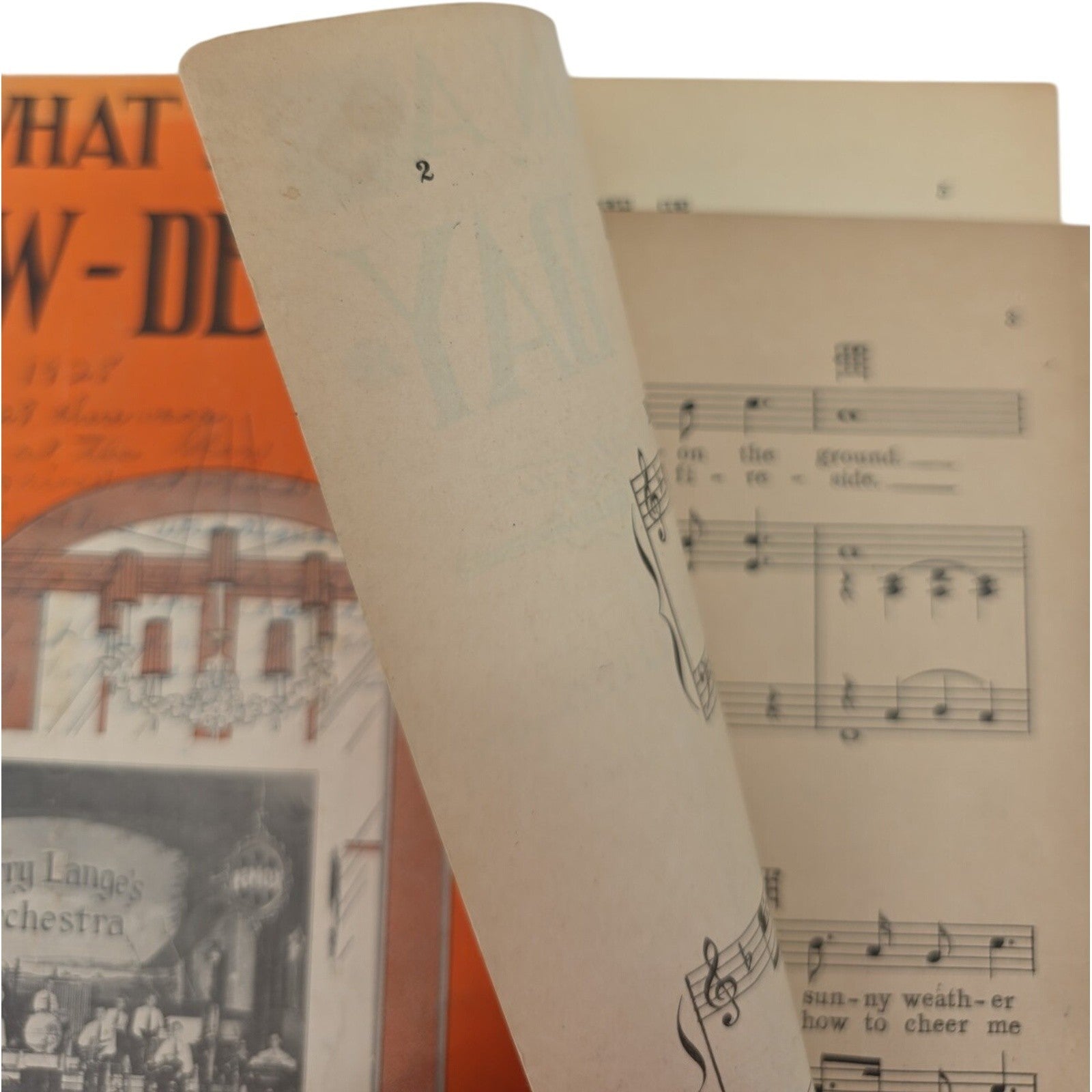 1927 Vtg Sheet Music What Do We Do On a Dew-Dew-Dewy Day