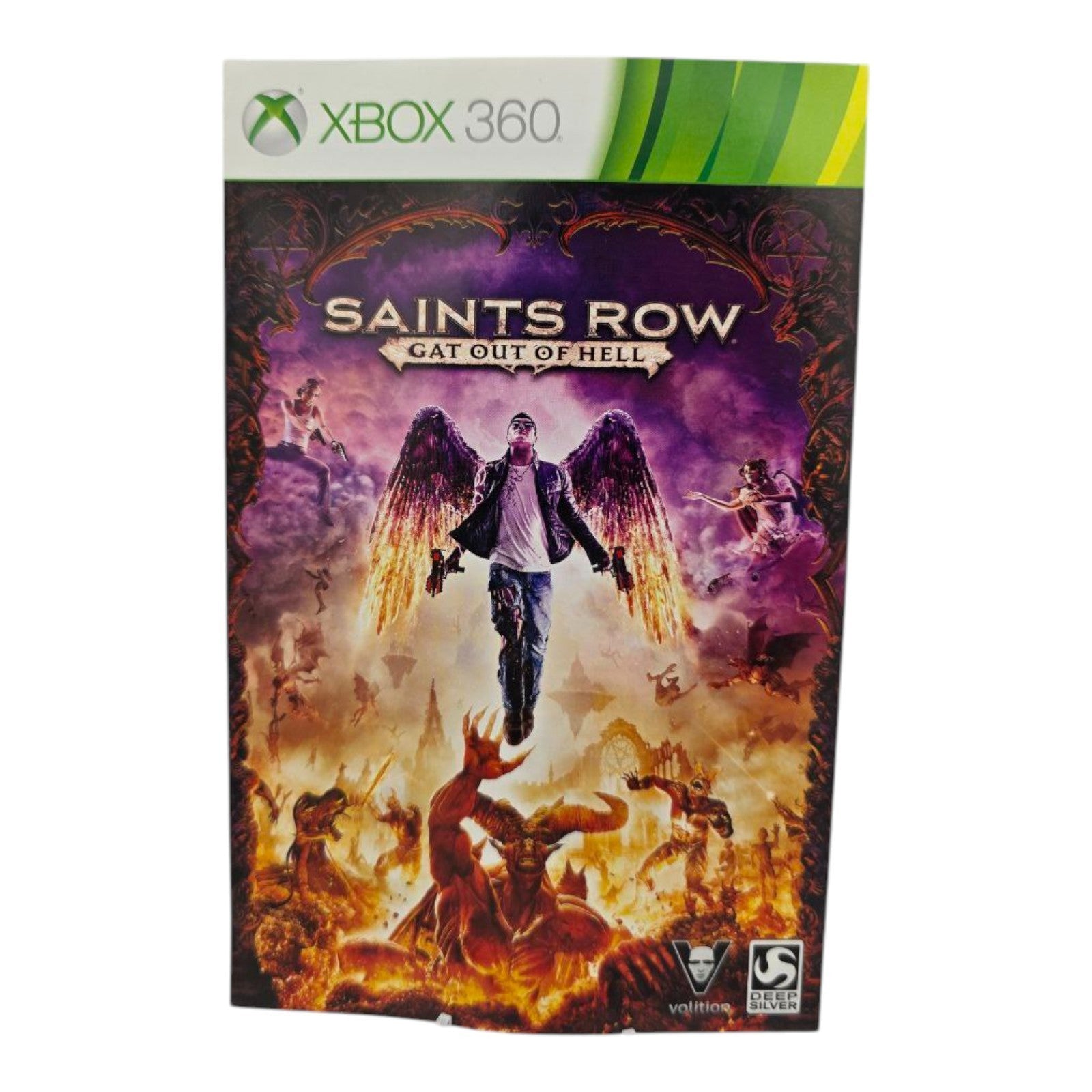 Saints Row Gat Out of Hell First Edition Xbox 360 Complete w/ Manual Tested 2015