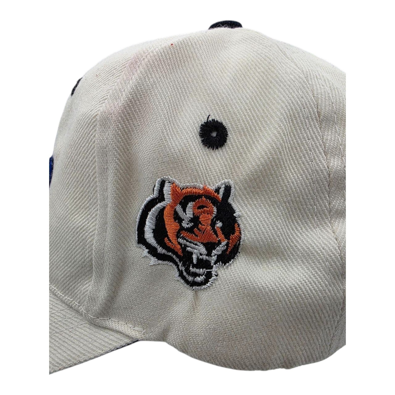 LSU Tigers Adjustable Baseball Cap White Blue Logo Tiger Patch One Size