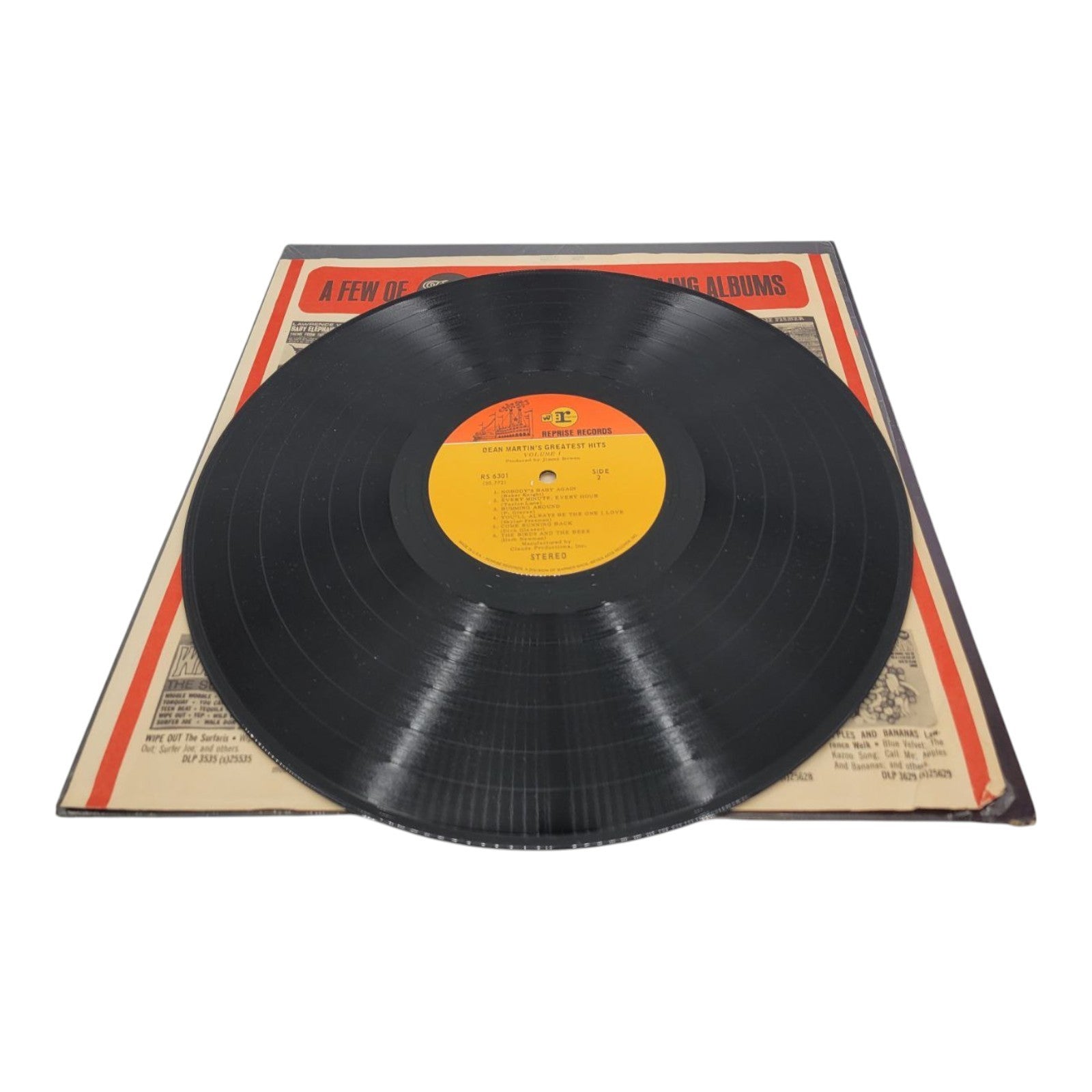 Dean Martin Greatest Hits Vol I And Everbody Loves Somebody 2 Vinyl LP Album