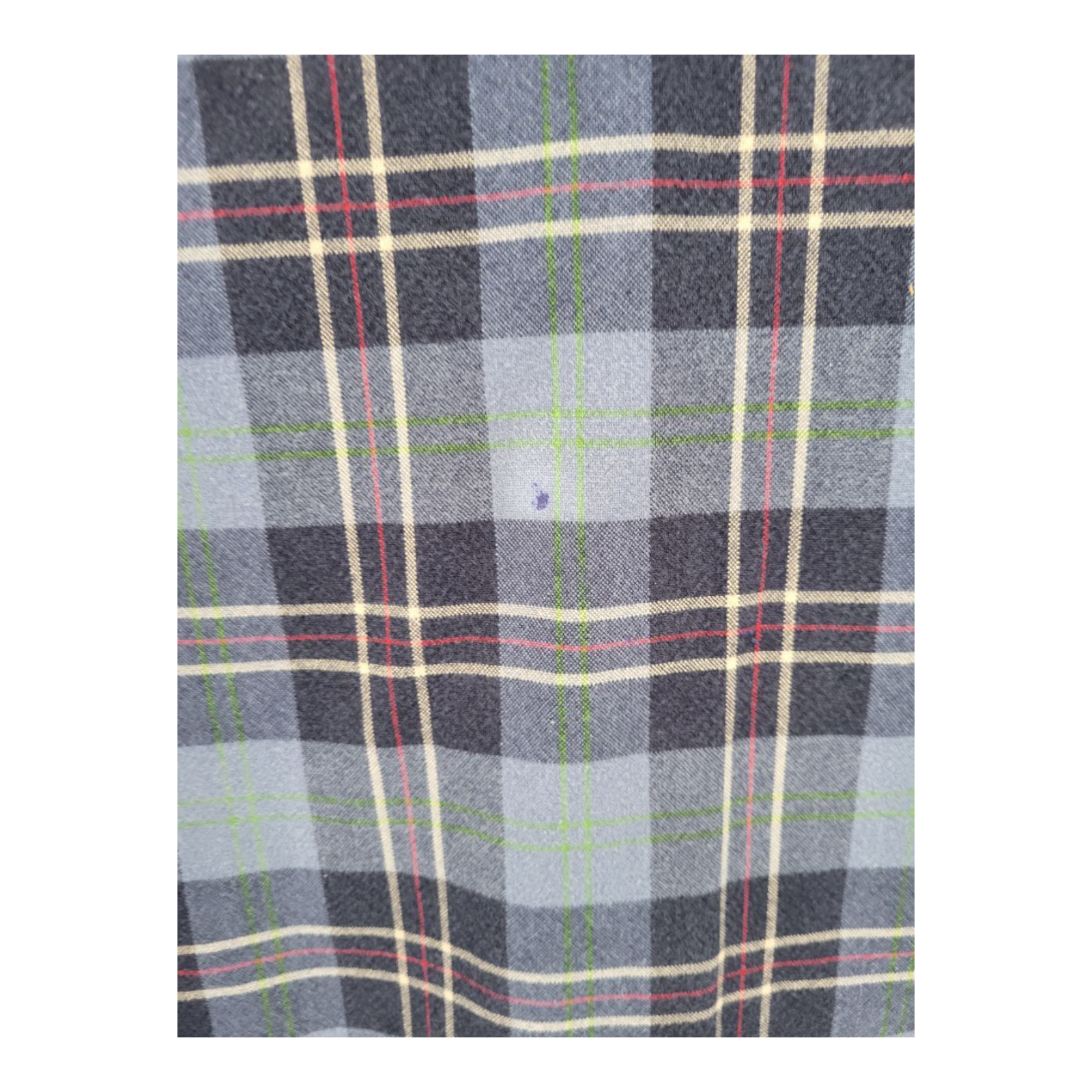 Gap Mens Blue Plaid Flannel Long Sleeve Shirt Size XXL