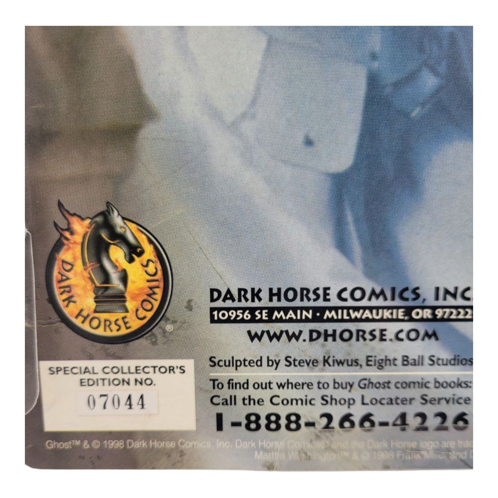 Ghost Action Figure 1998 Dark Horse Comics w/ Exclusive Comic NIP