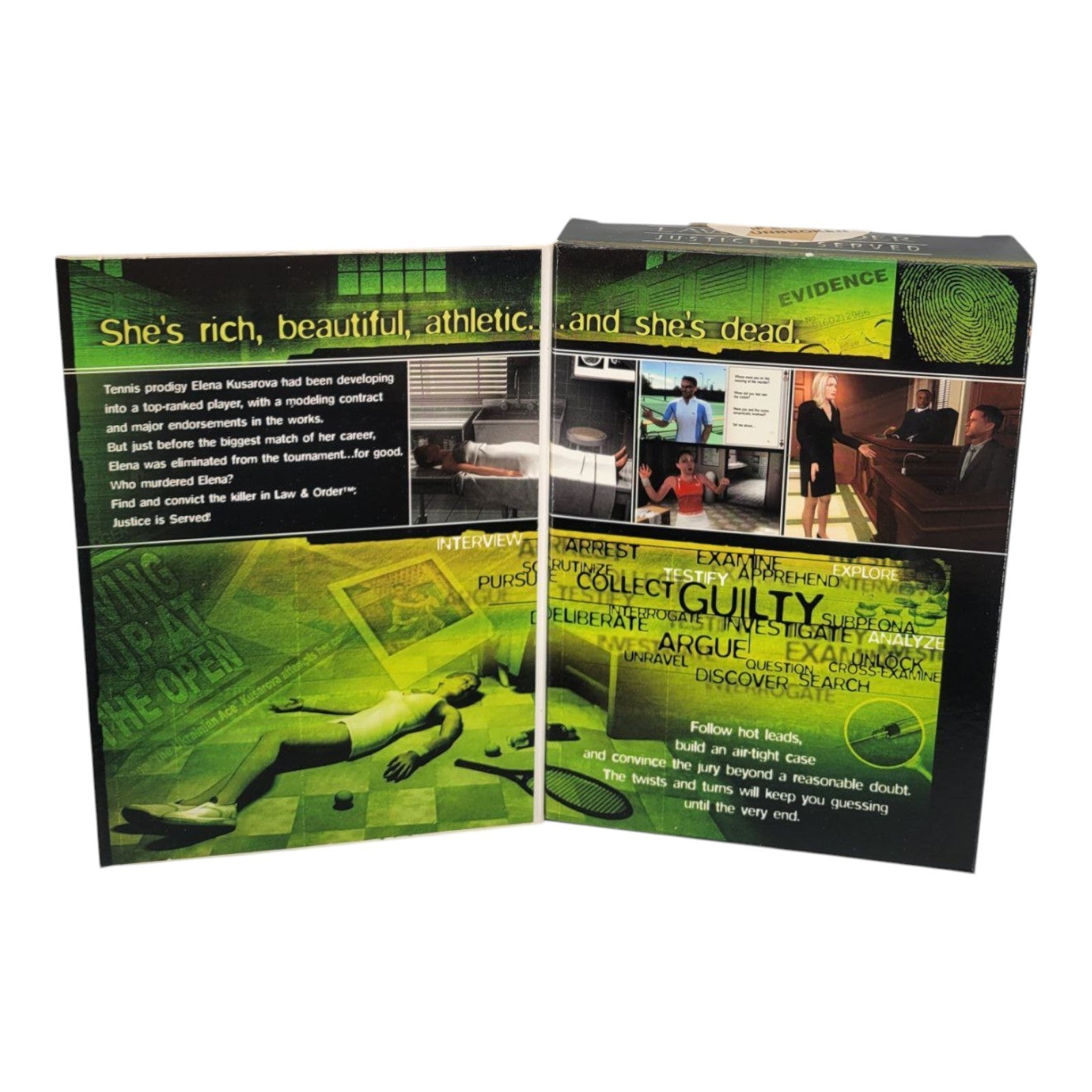 Legacy Interactive Law & Order Justice Is Served PC CD Game 98/2000/ME/XP 2004