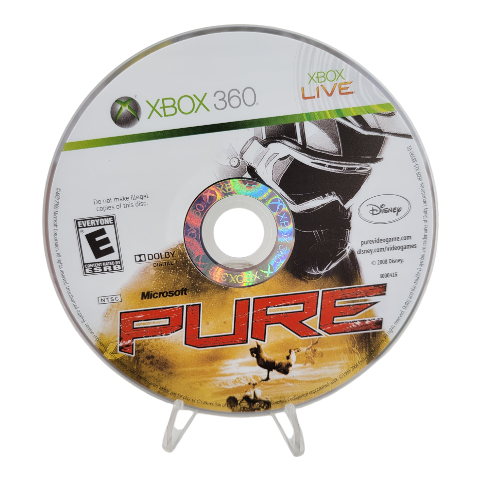 2008 Disney Off-Road ATV Racing Stunt Action Pure Xbox 360 Game Disc Only