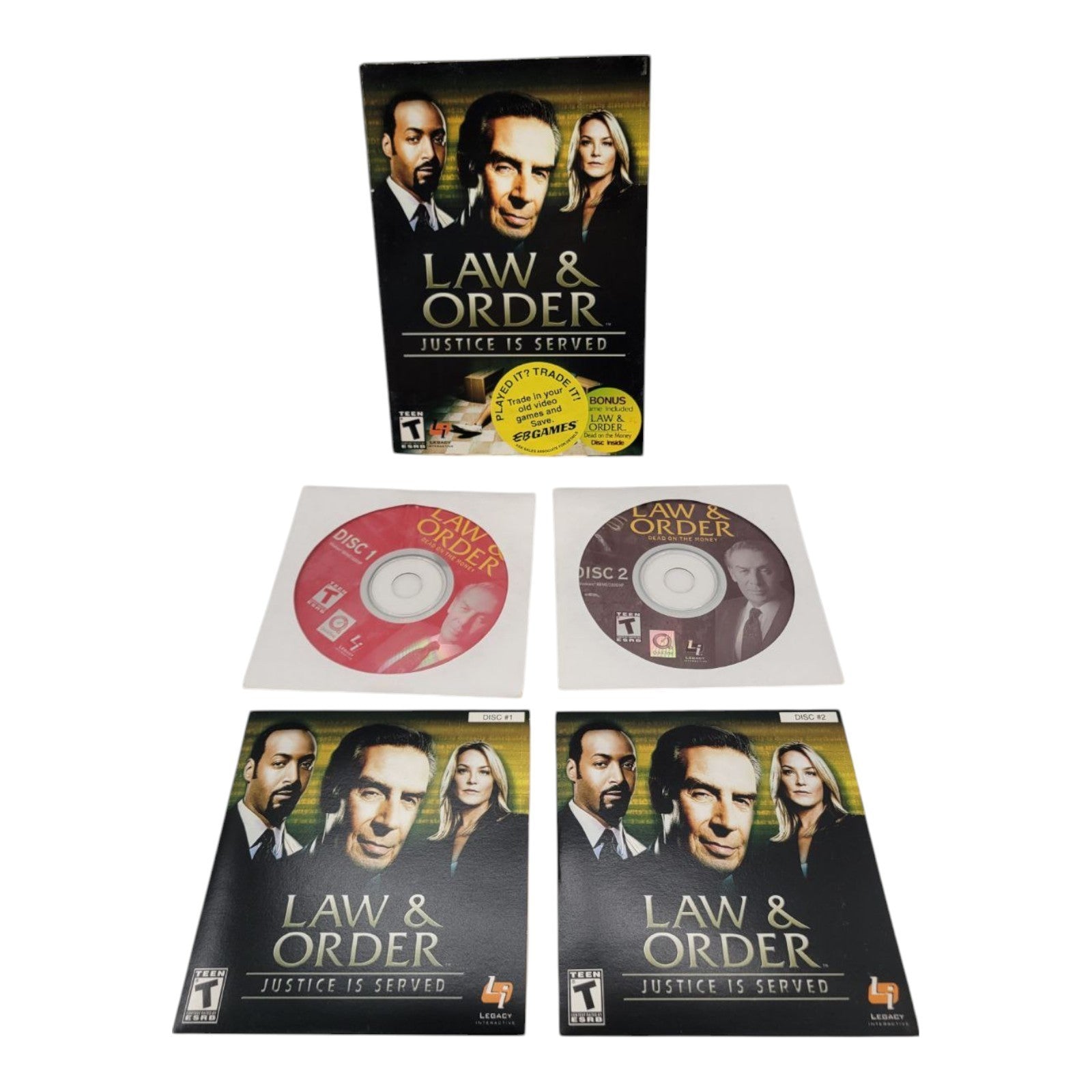 Legacy Interactive Law & Order Justice Is Served PC CD Game 98/2000/ME/XP 2004