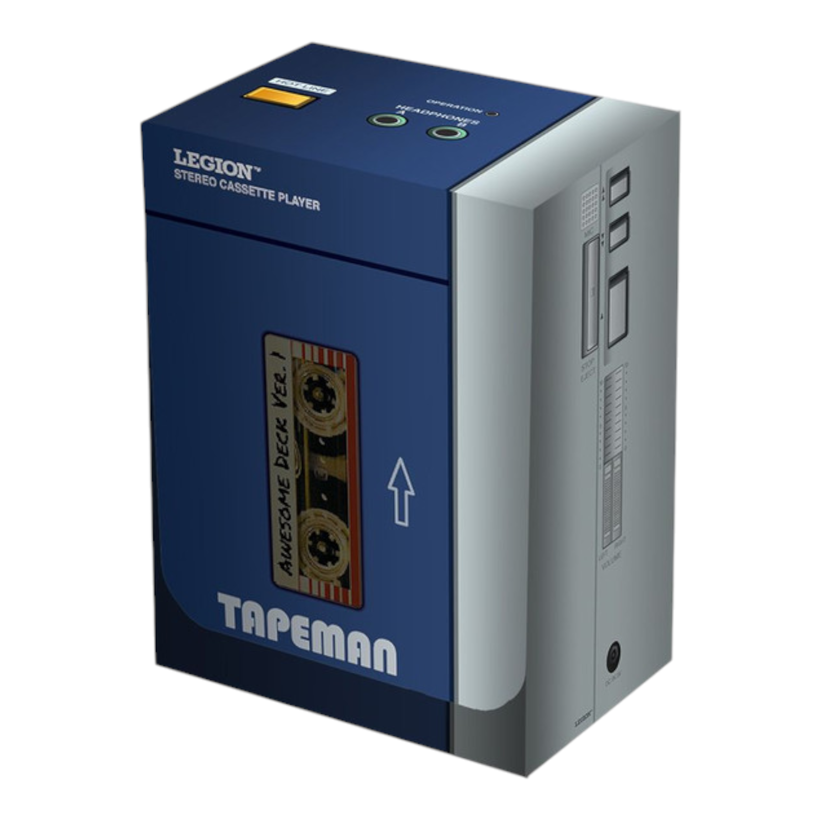 Legion Supplies Deck Box Cassette Holds 85 Sleeved Cards