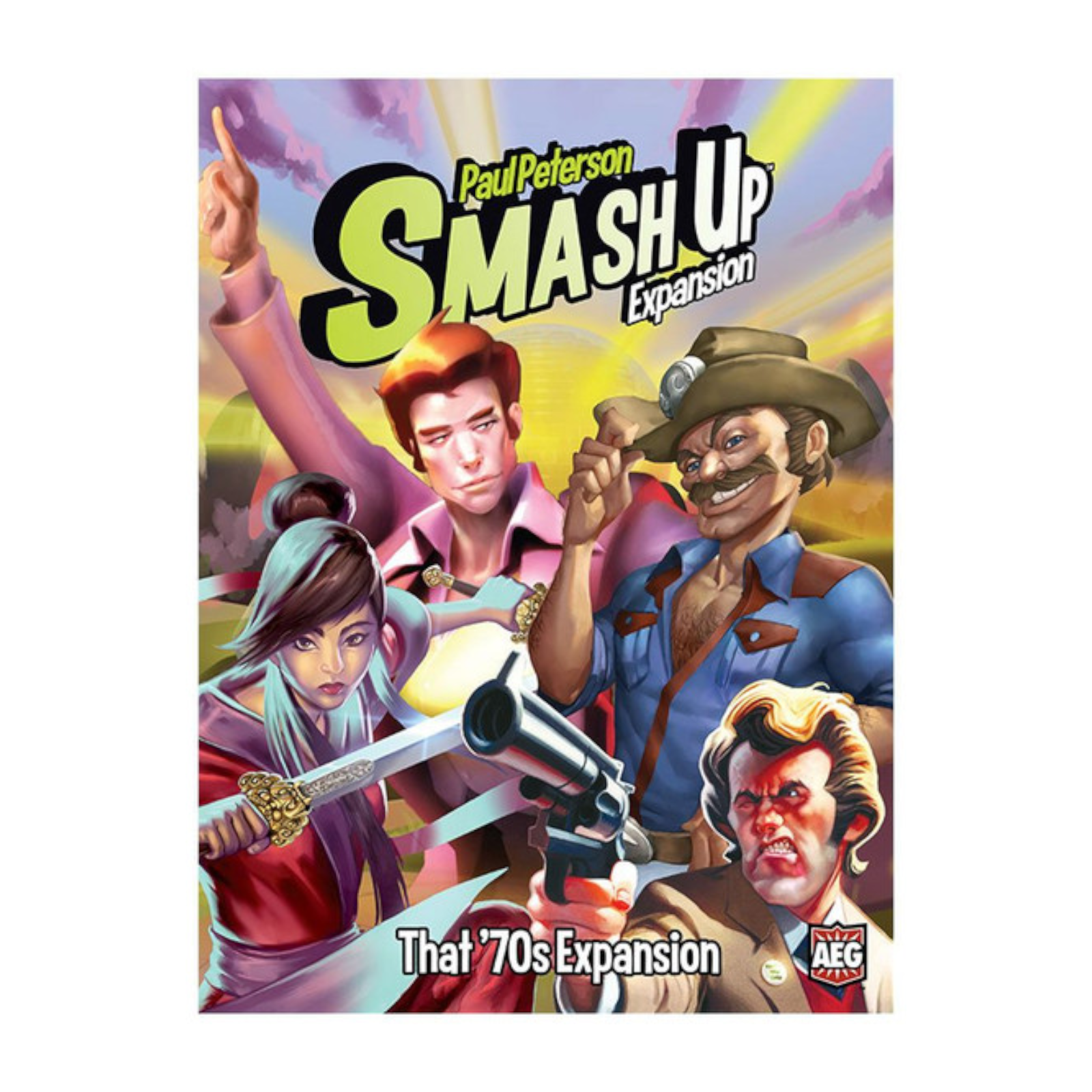 Paul Peterson Smash Up That 70s Expansion by Alderac Entertainment Group