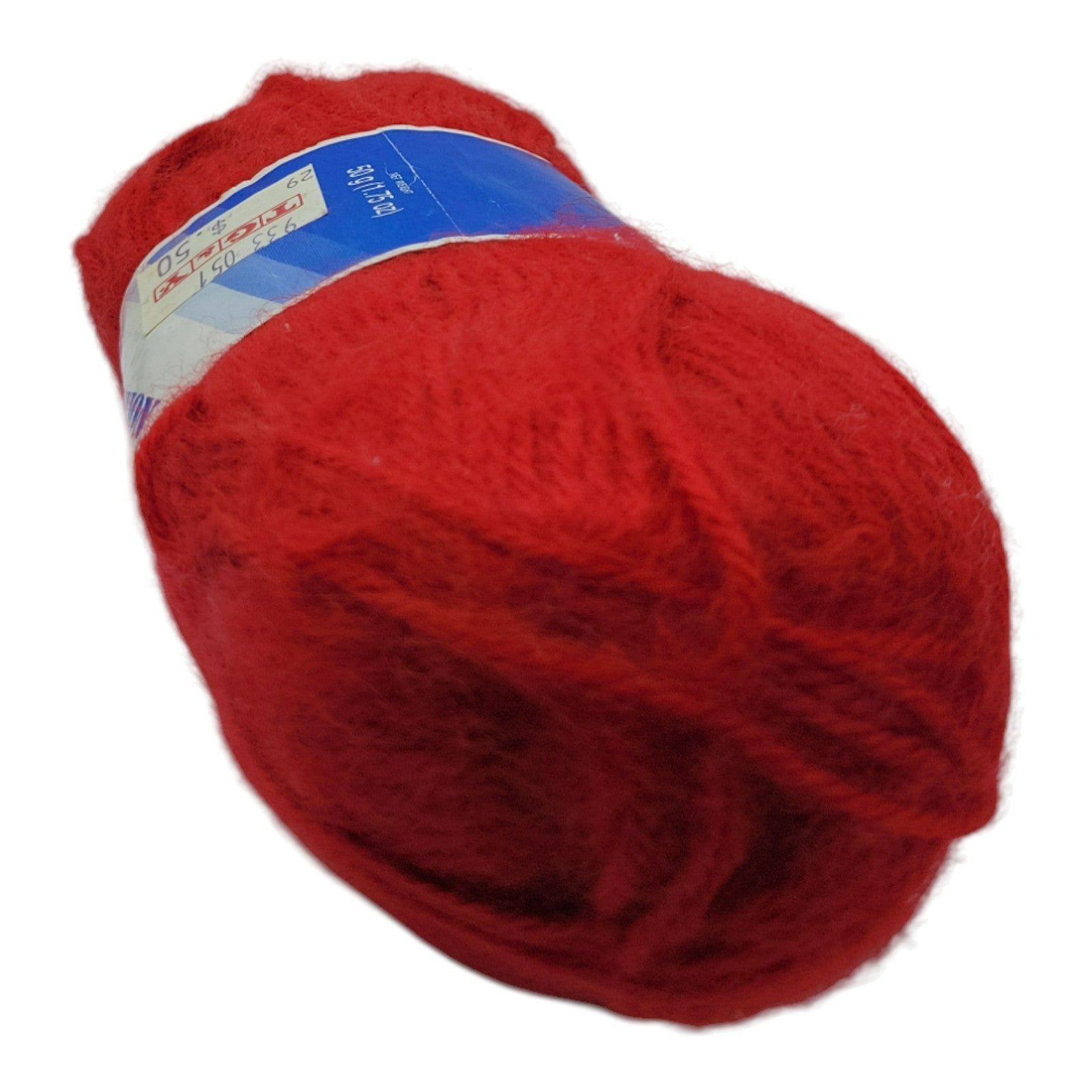 Vintage 1980s TG&Y Promotion Knitting Yarn Bright Red