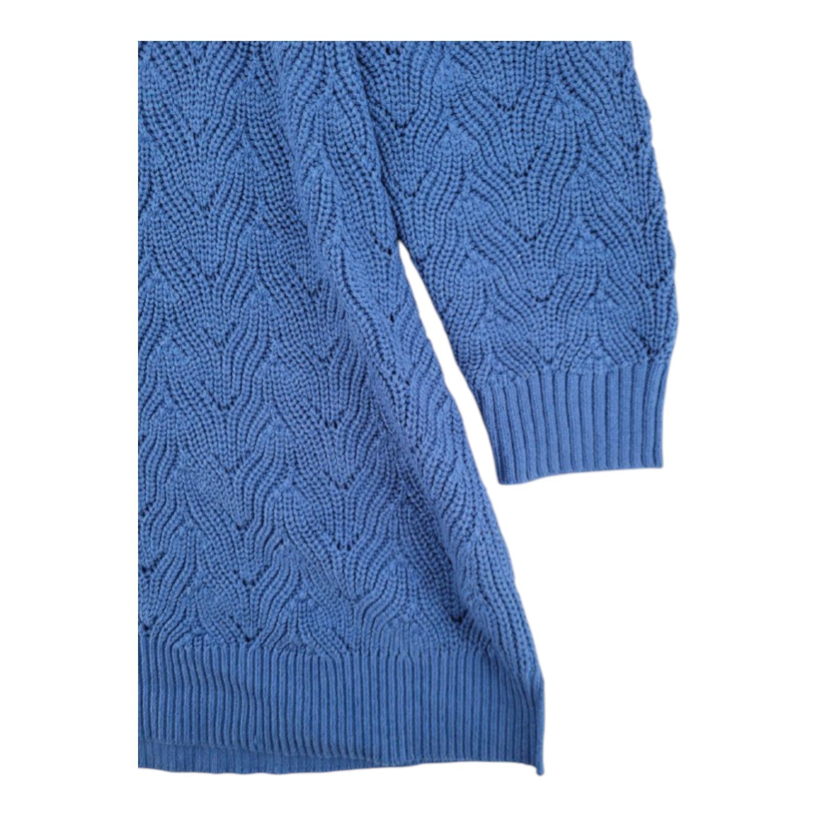 Style & Co Plus Sweater 2X Ocean Tide Blue Pullover Textured Knit Women's