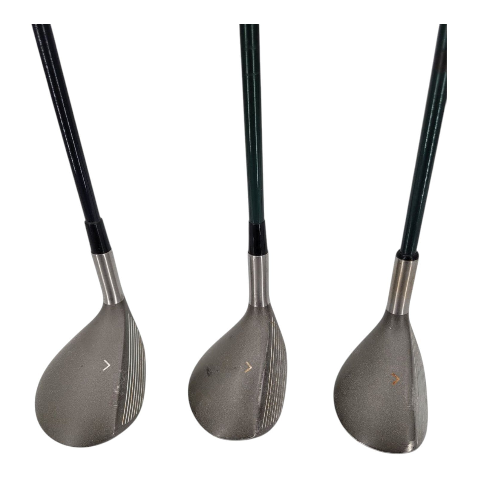 Hero Plus Driver 5 7 Woods 3 Club Set Graphite Shafts Chamois Grips Mens RH